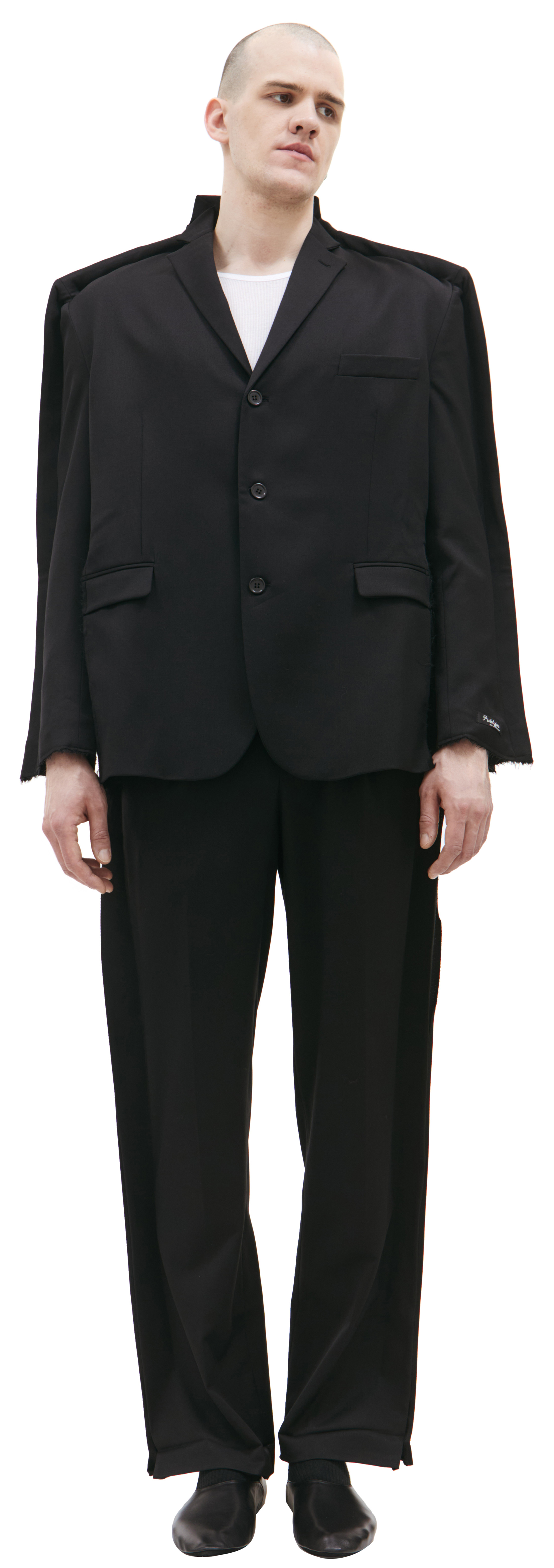 PROTOTYPES Black oversized jacket