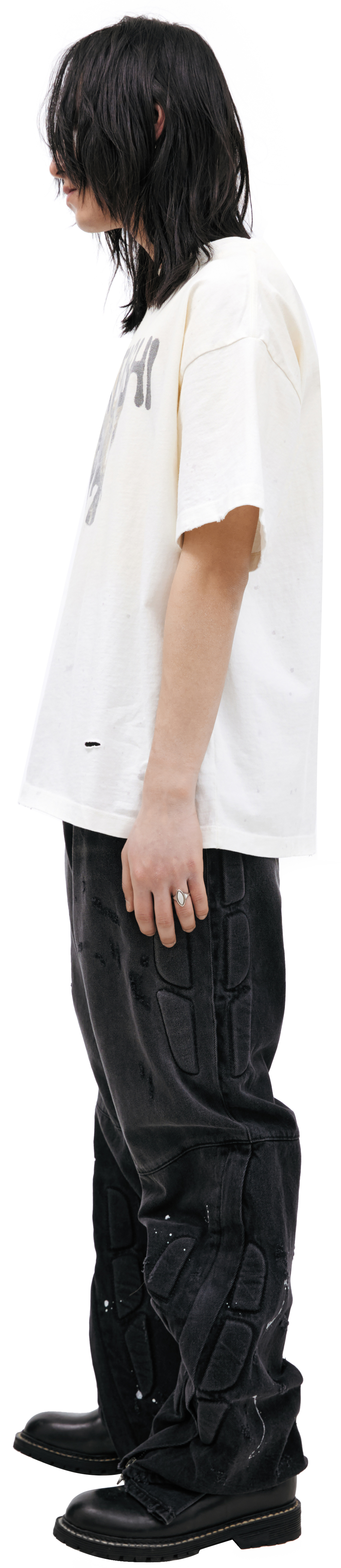 Satoshi Nakamoto White print T-shirt