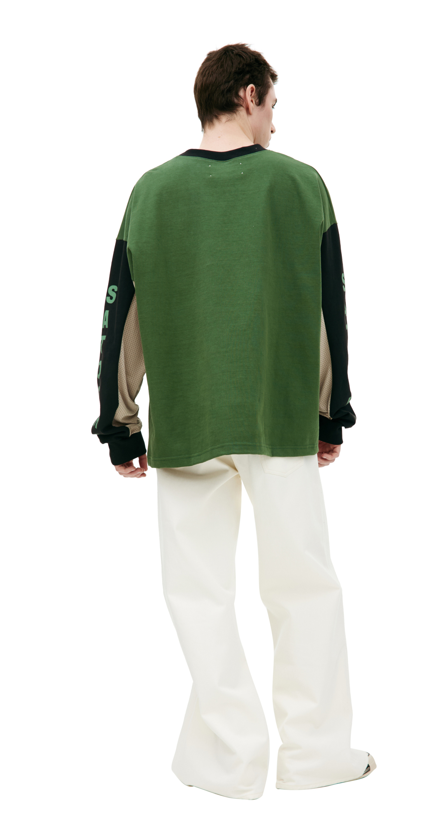 Satoshi Nakamoto Green logo longsleeve