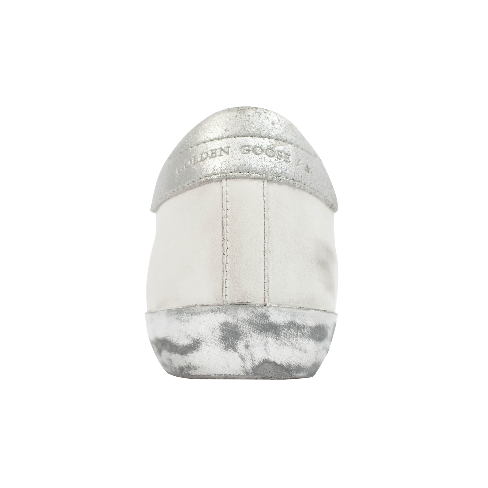 Golden Goose White Leather Superstar Sneakers