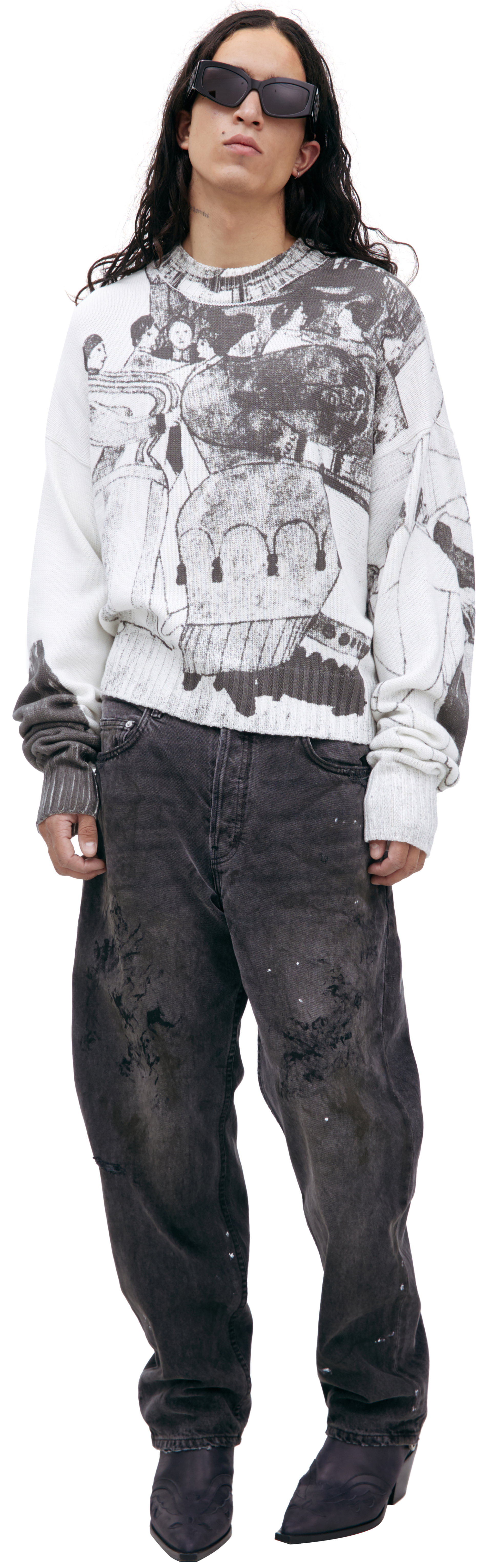 Enfants Riches Déprimés Cotton knit sweater