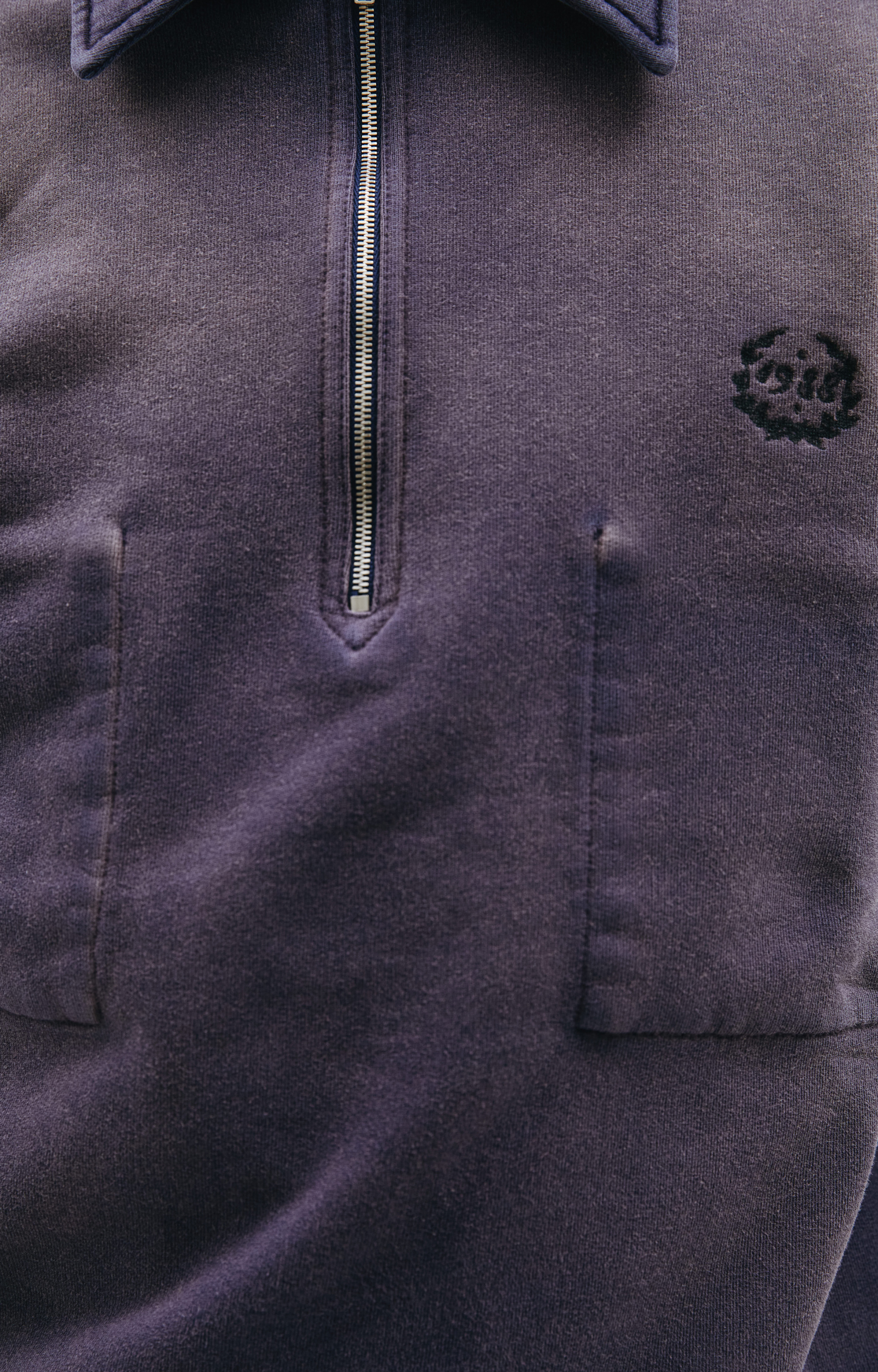 Maison Margiela Zippered collar sweatshirt