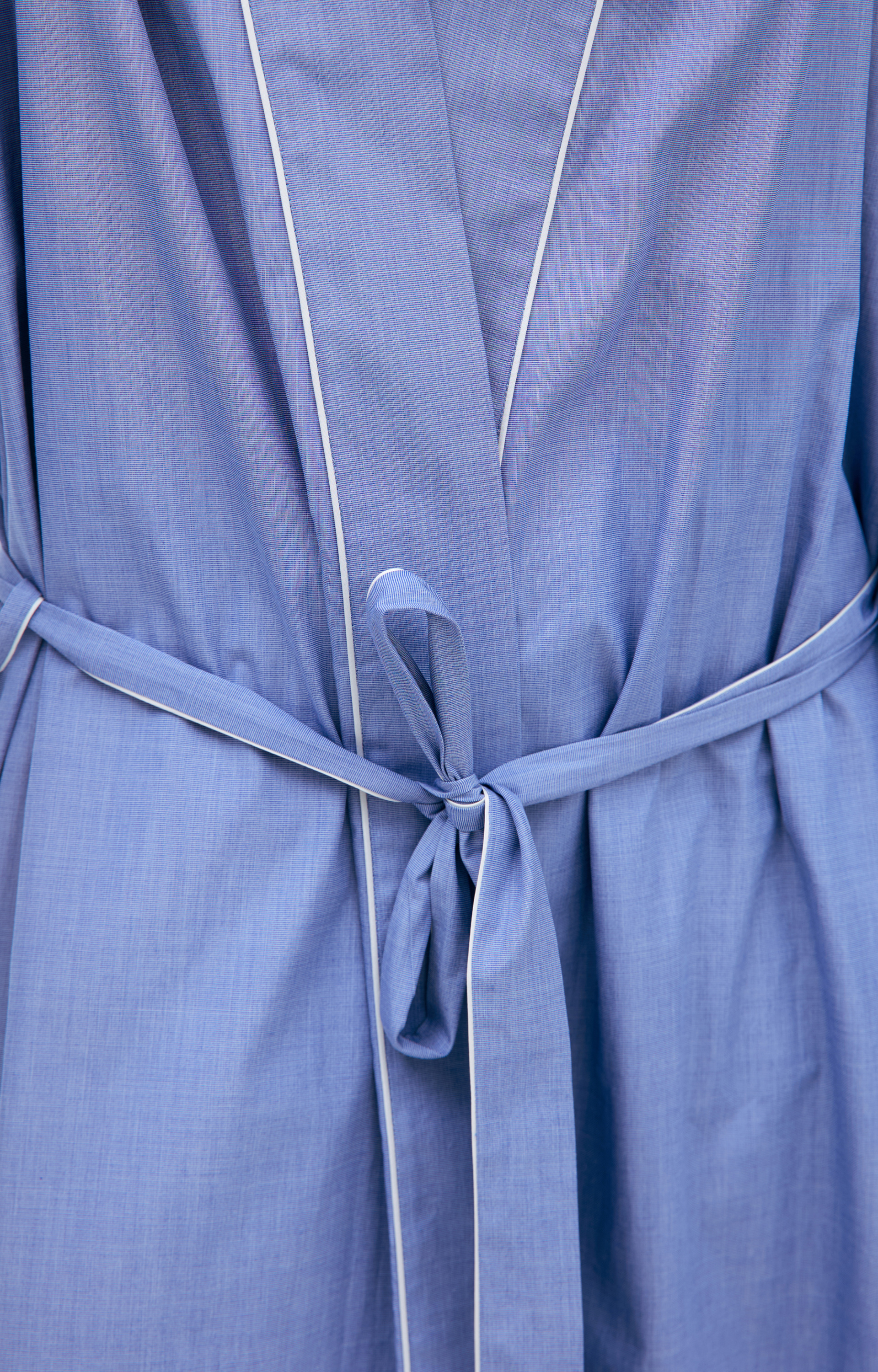 The Row Blue belted coat