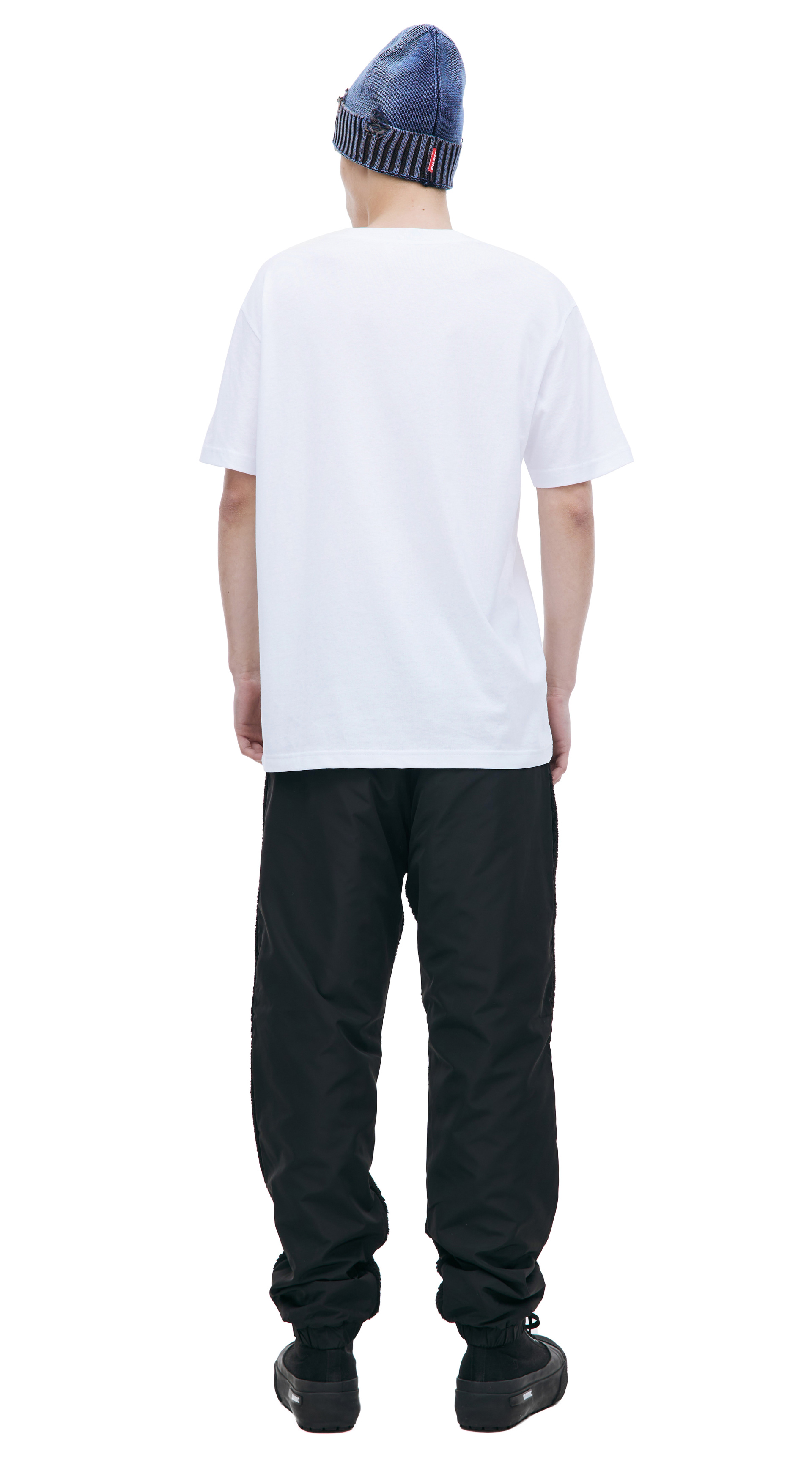 Diesel Blue cotton beanie