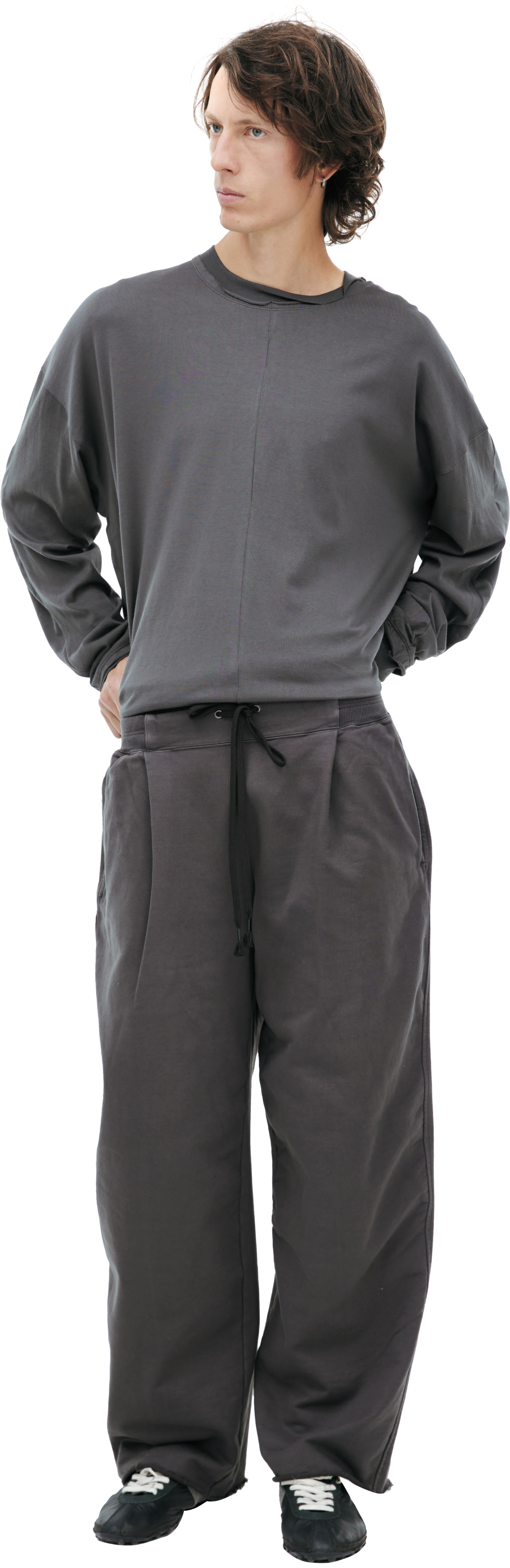 The Viridi-Anne Wide drawstring sweatpants