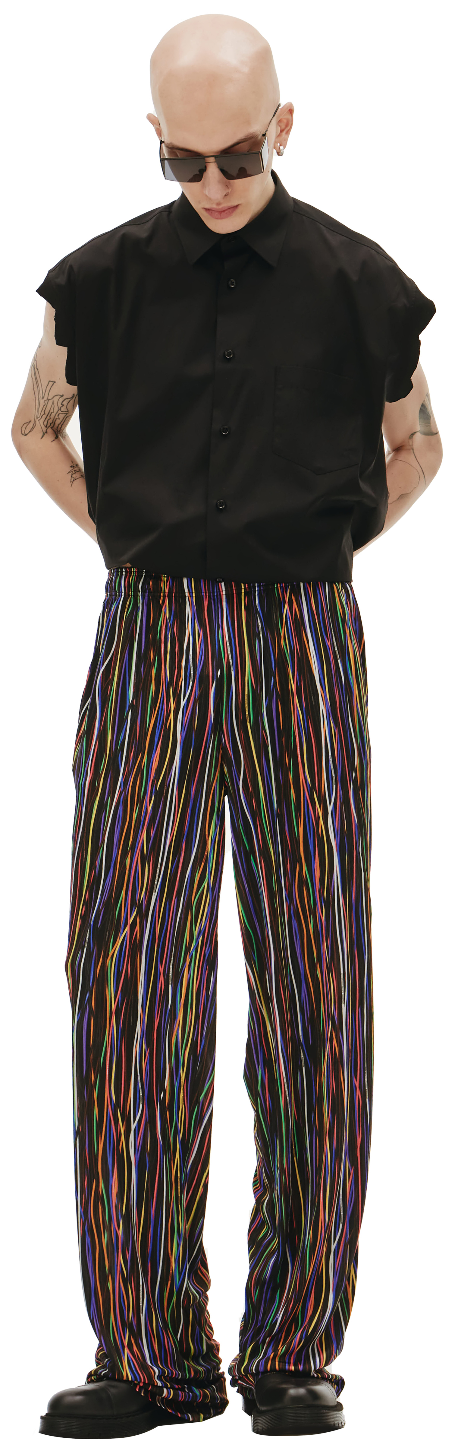 VETEMENTS Разноцветные брюки на резинке