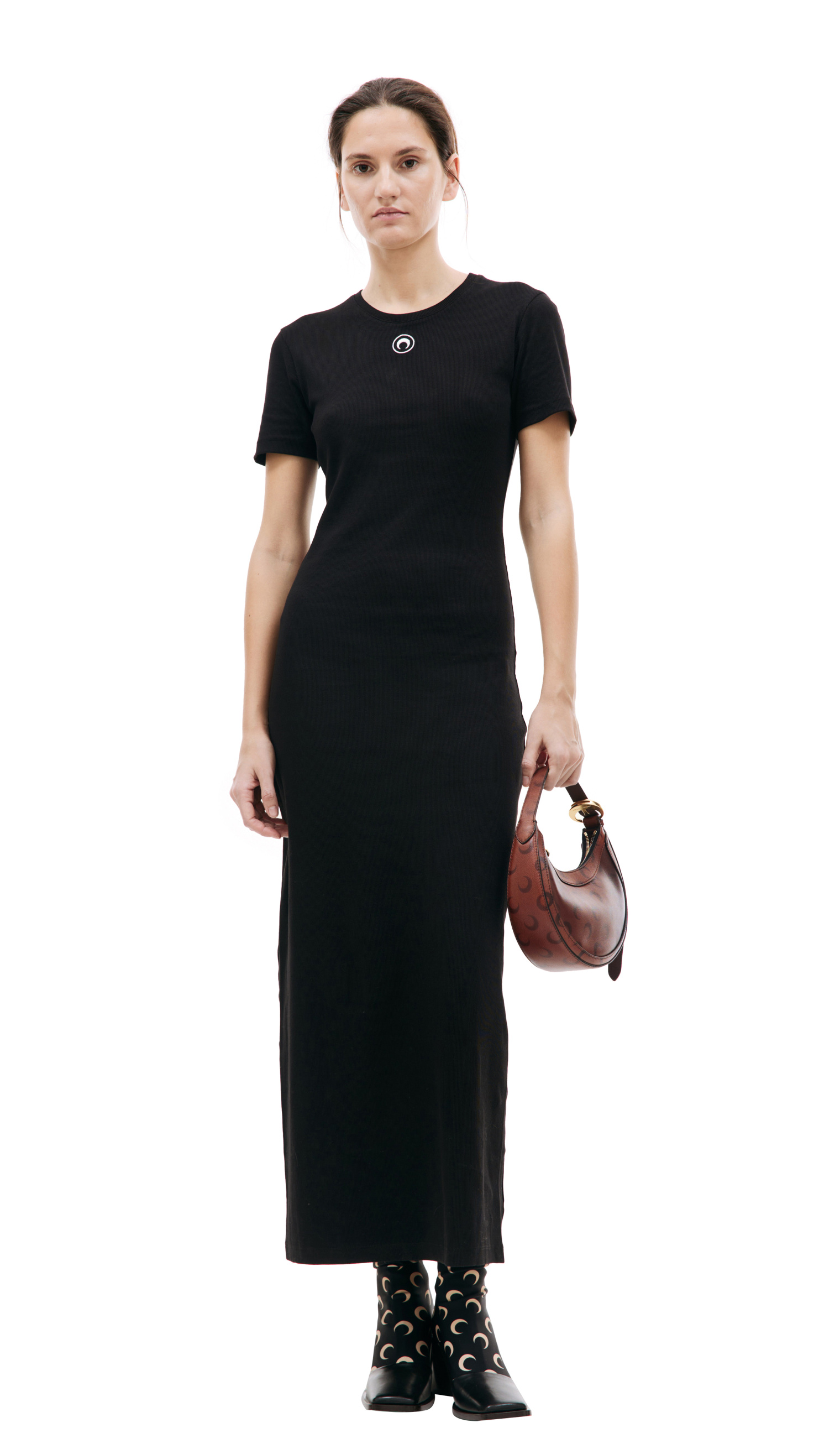 MARINE SERRE Eclips mini leather bag