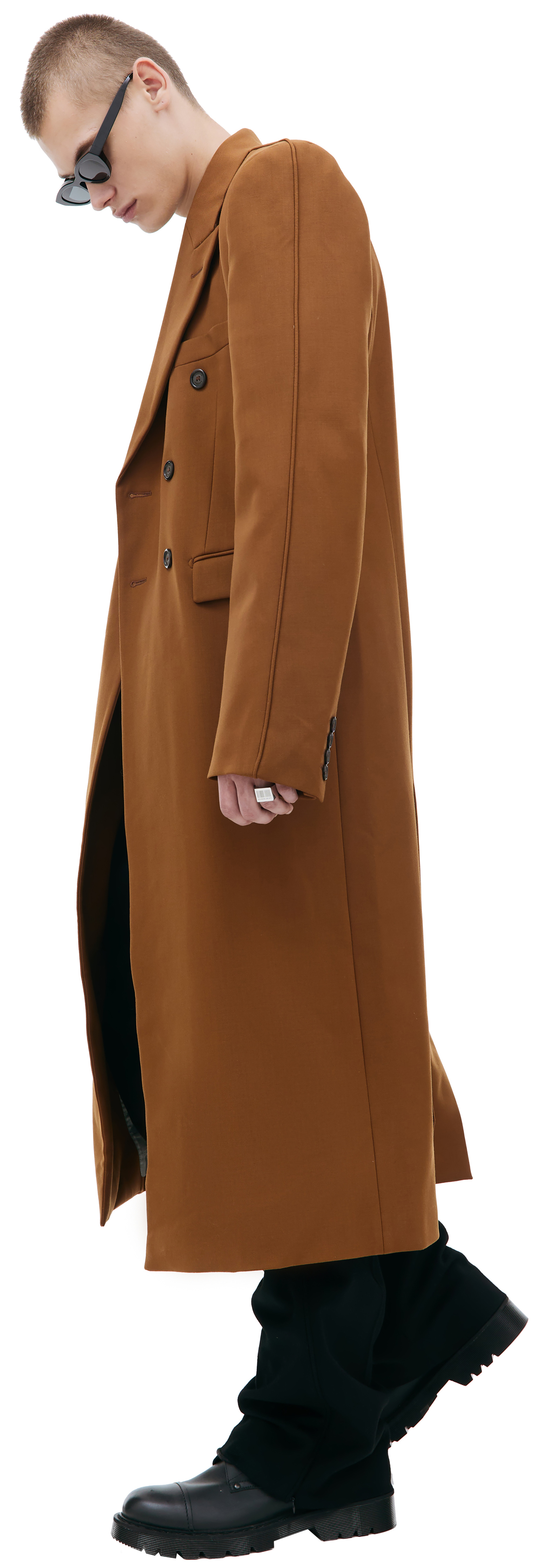 VTMNTS Brown wool coat