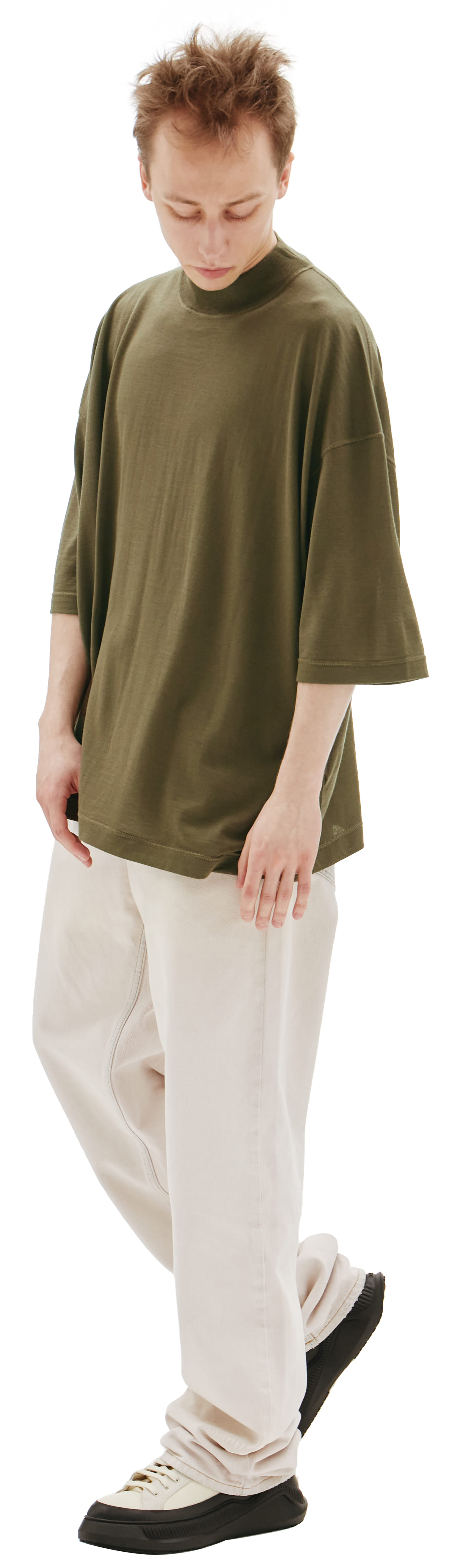 Jil Sander Свитер из шерсти с рукавами 3/4