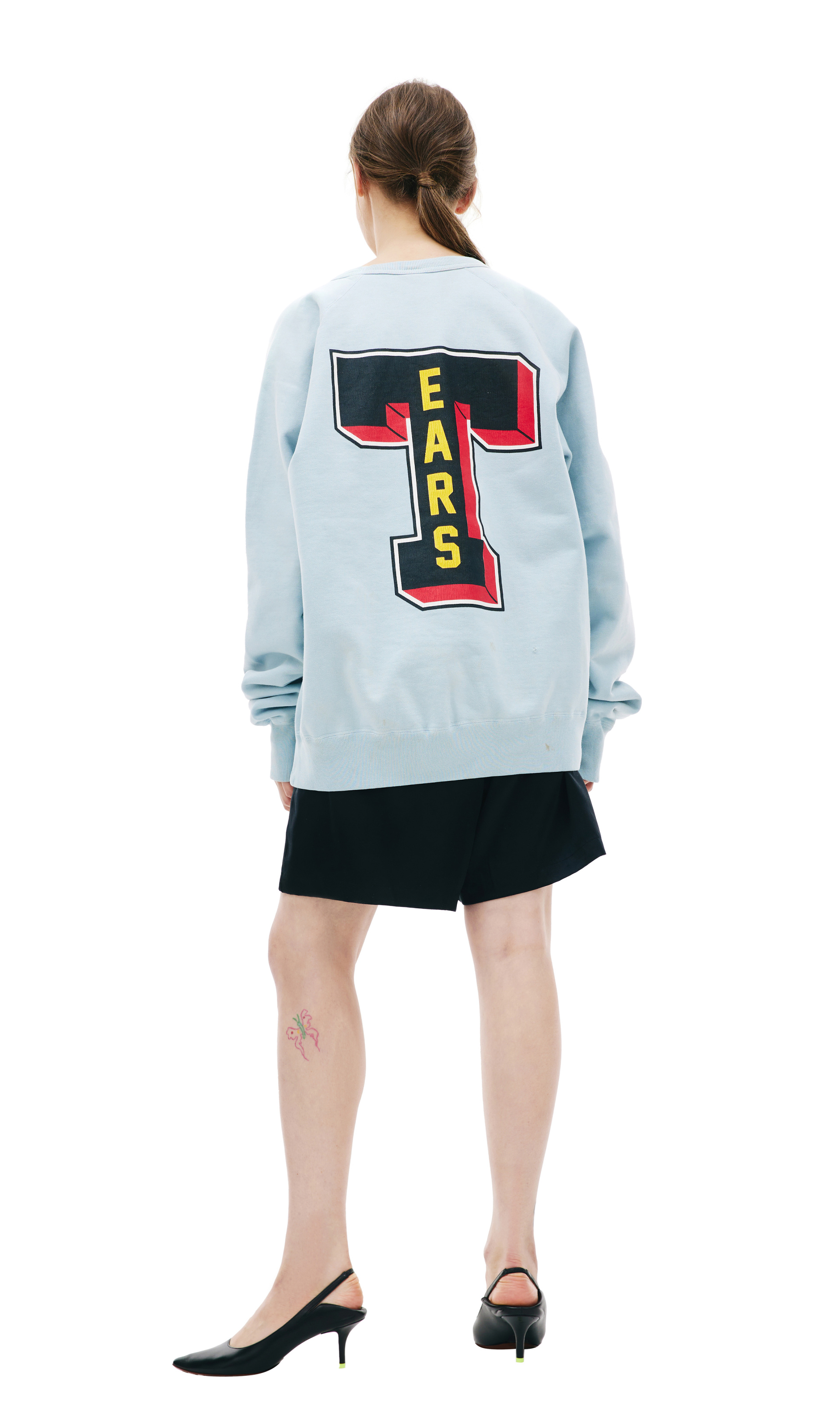 Saint Michael Saint Tears printed sweatshirt