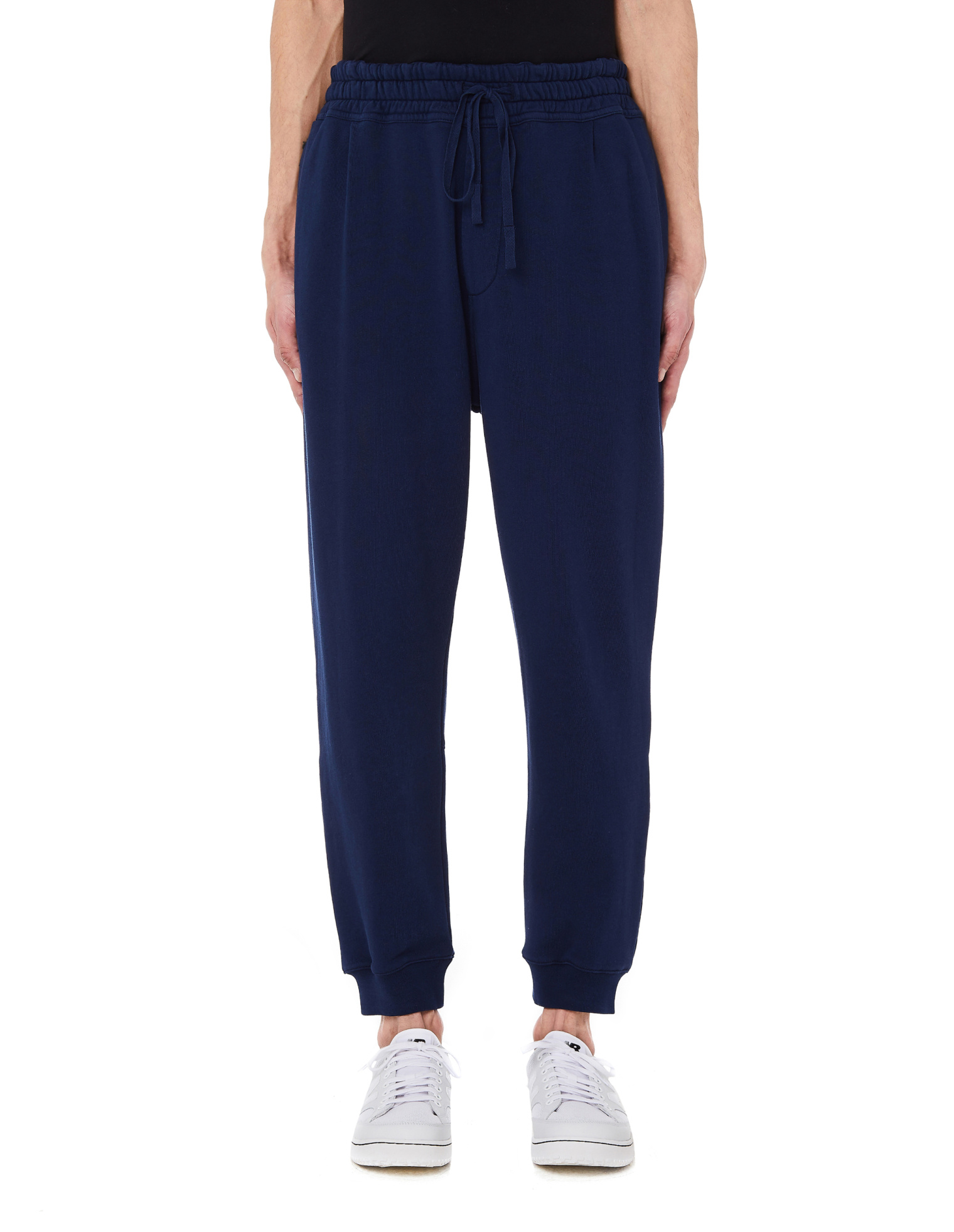 Haider Ackermann Blue Cotton Sweatpants