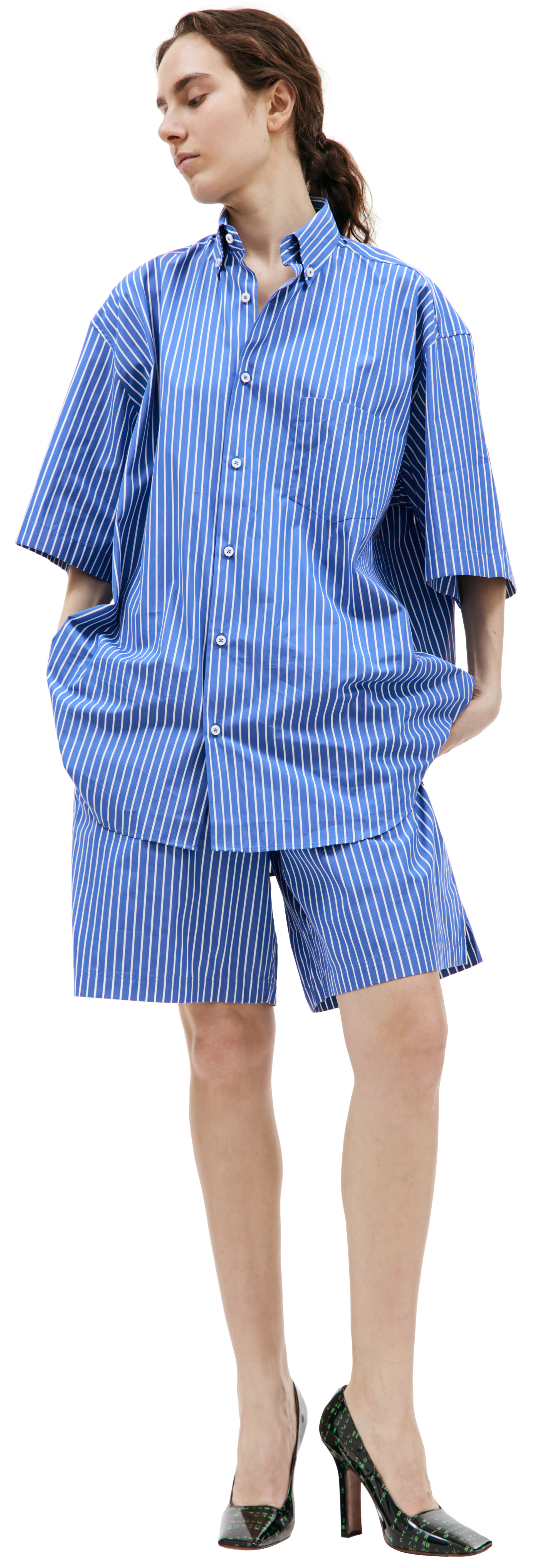 VETEMENTS Oversize striped shirt