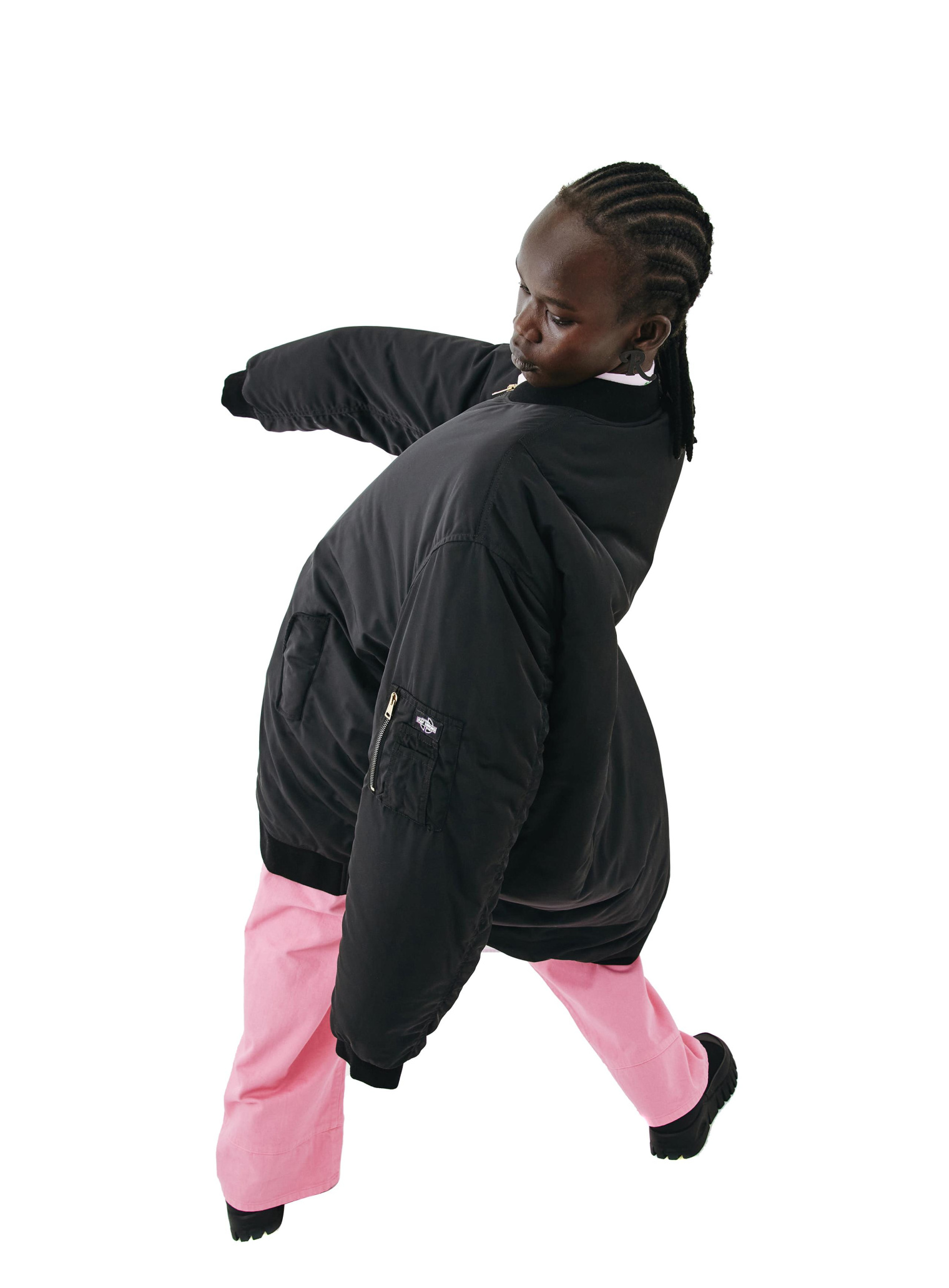 Raf Simons Equanimity bomber jacket in black