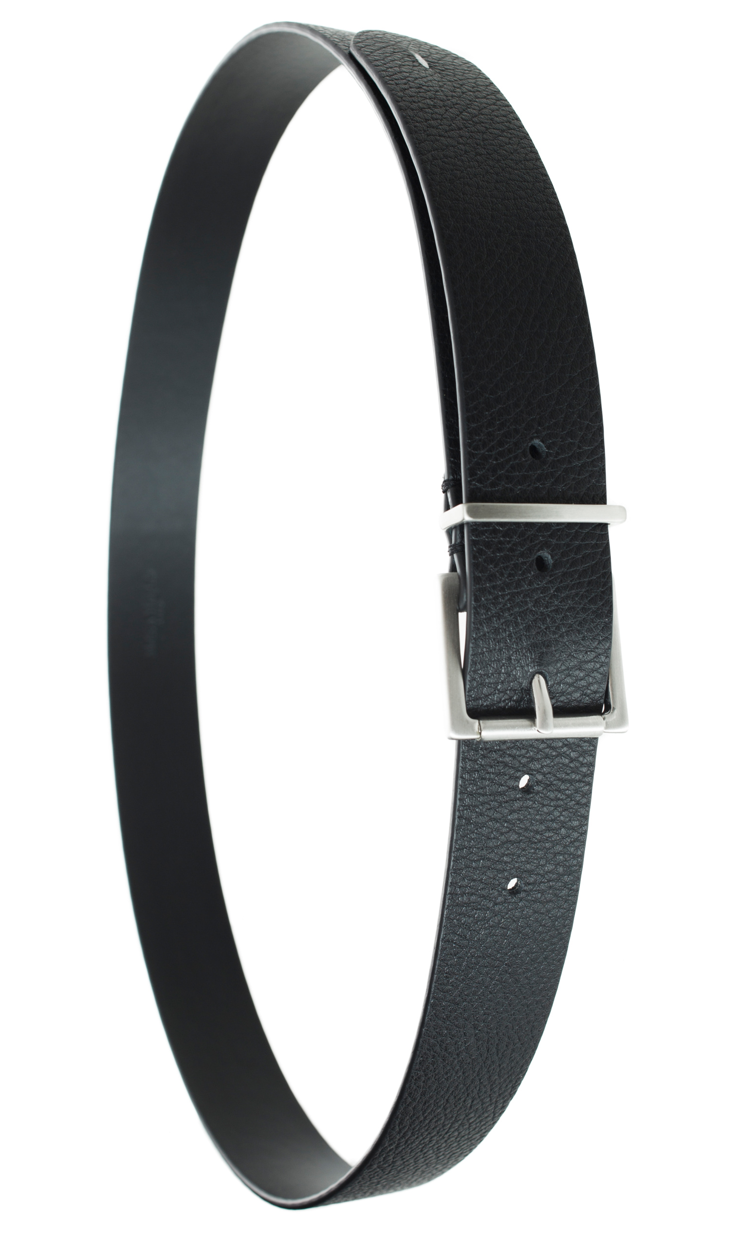 Maison Margiela Black leather belt