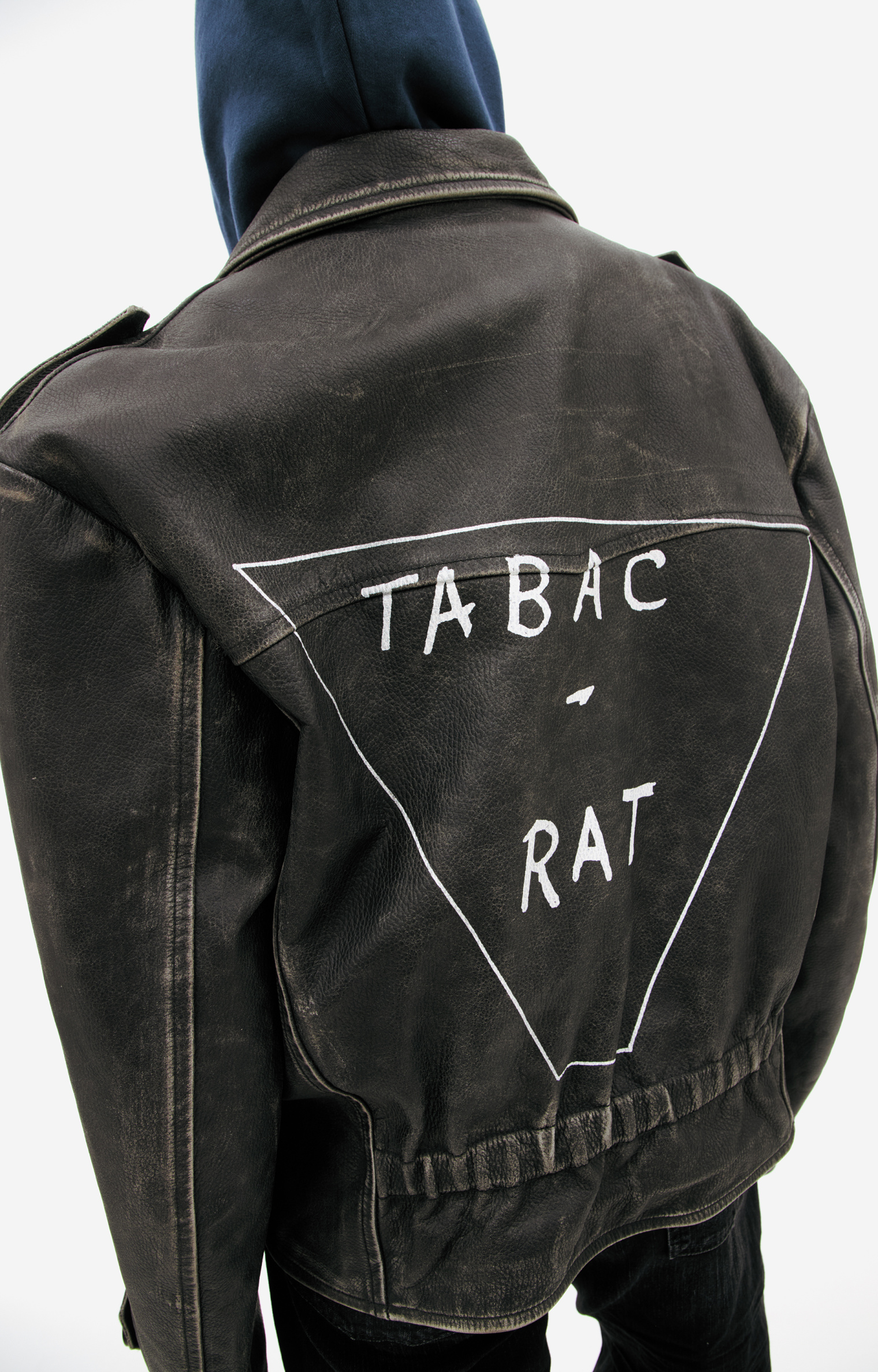 Enfants Riches Déprimés Leather print jacket