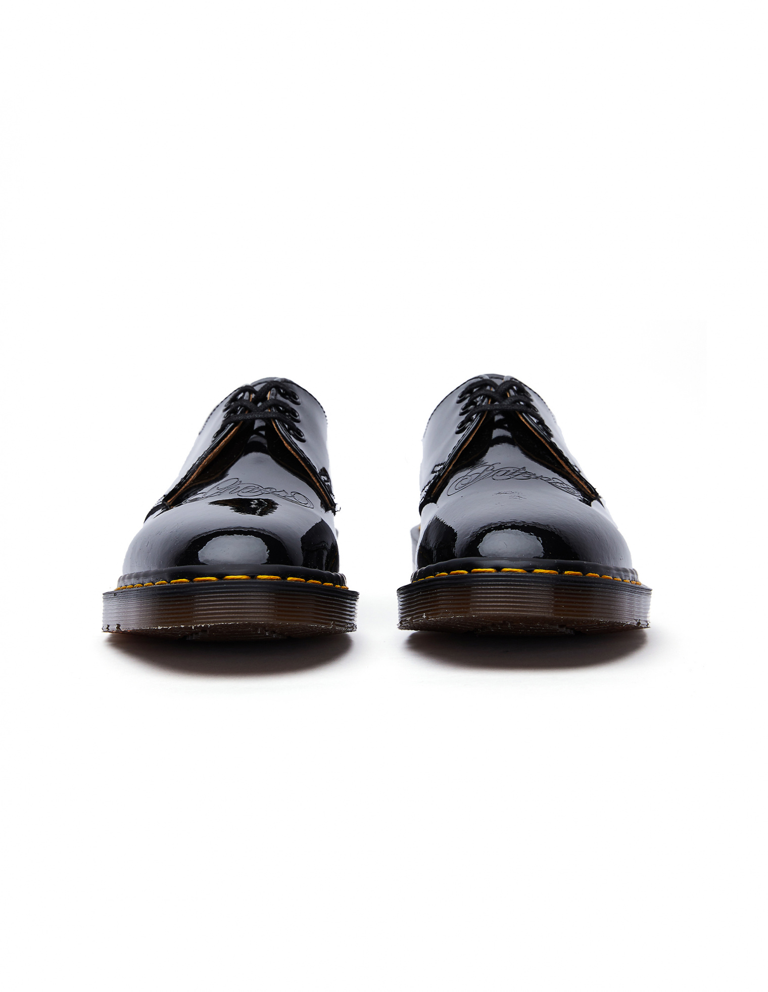 Undercover Dr.Martens Black Patent Leather 1461 Boots