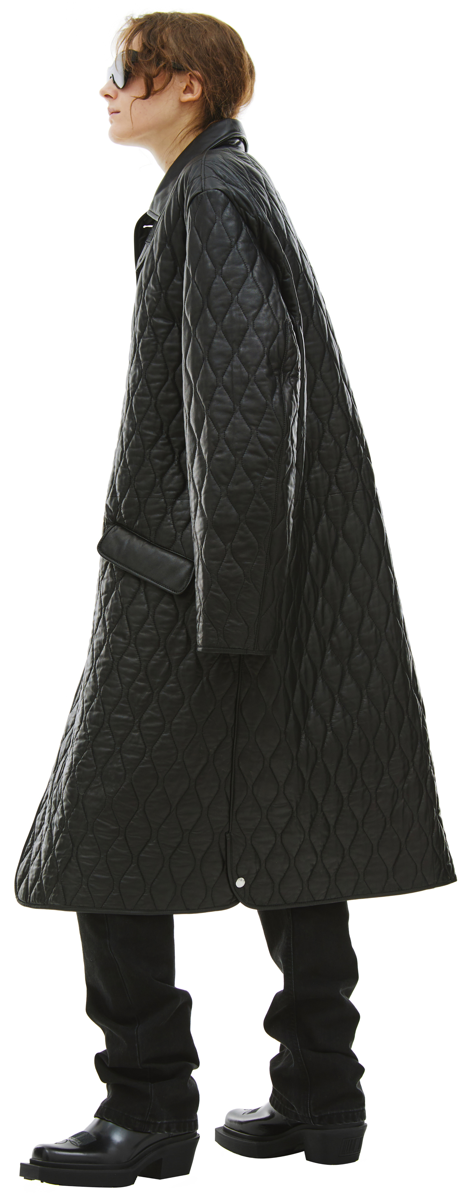 VTMNTS Quilted leather coat