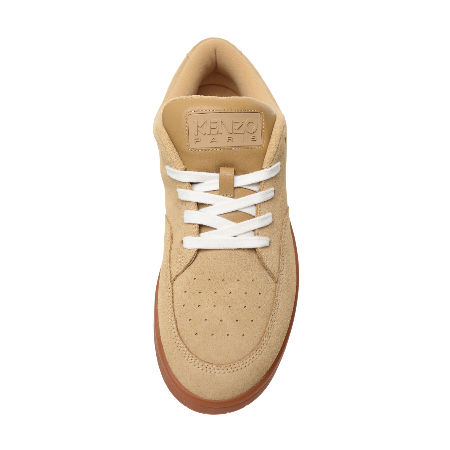 KENZO Beige suede sneakers