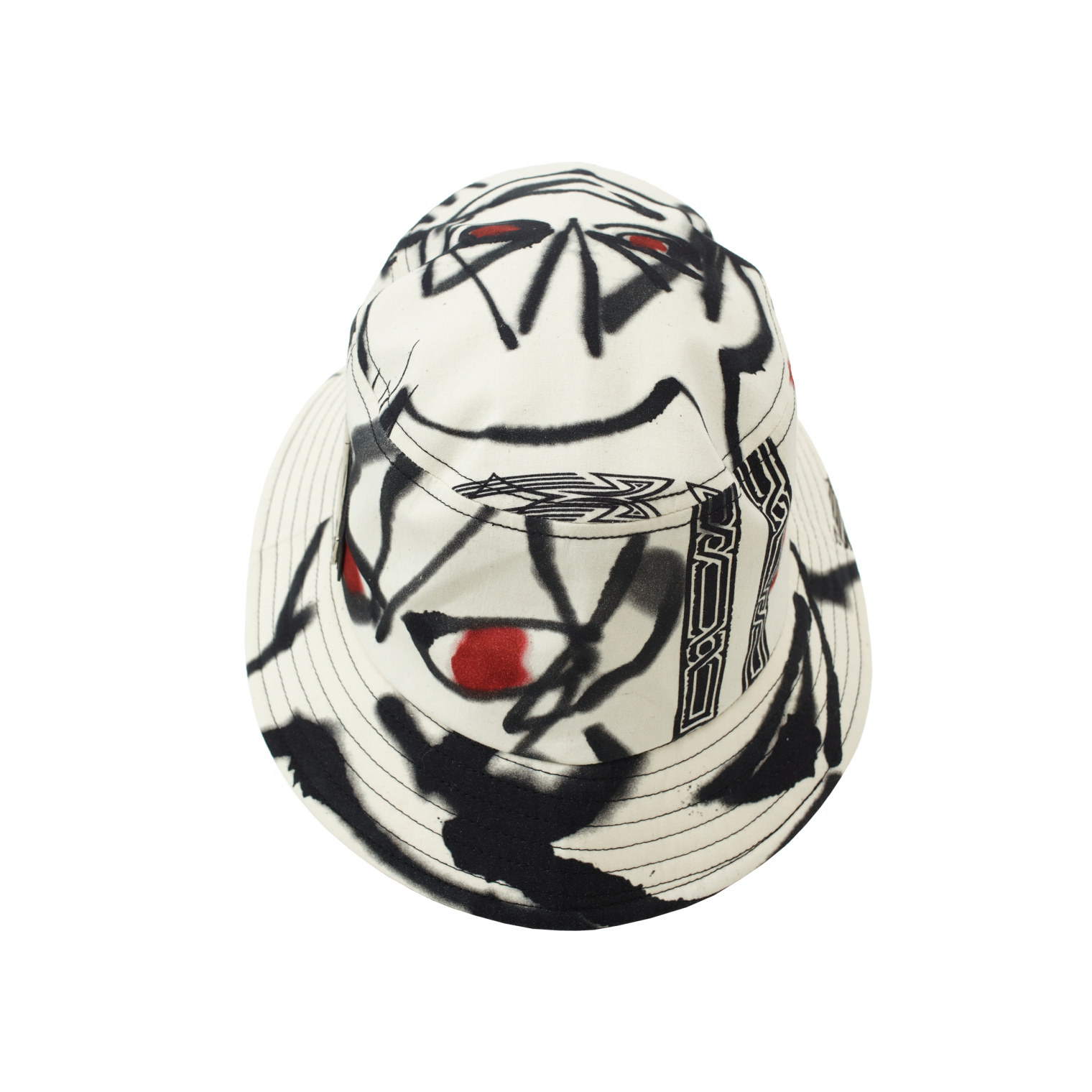 Children of the discordance Graffiti printed bucket hat