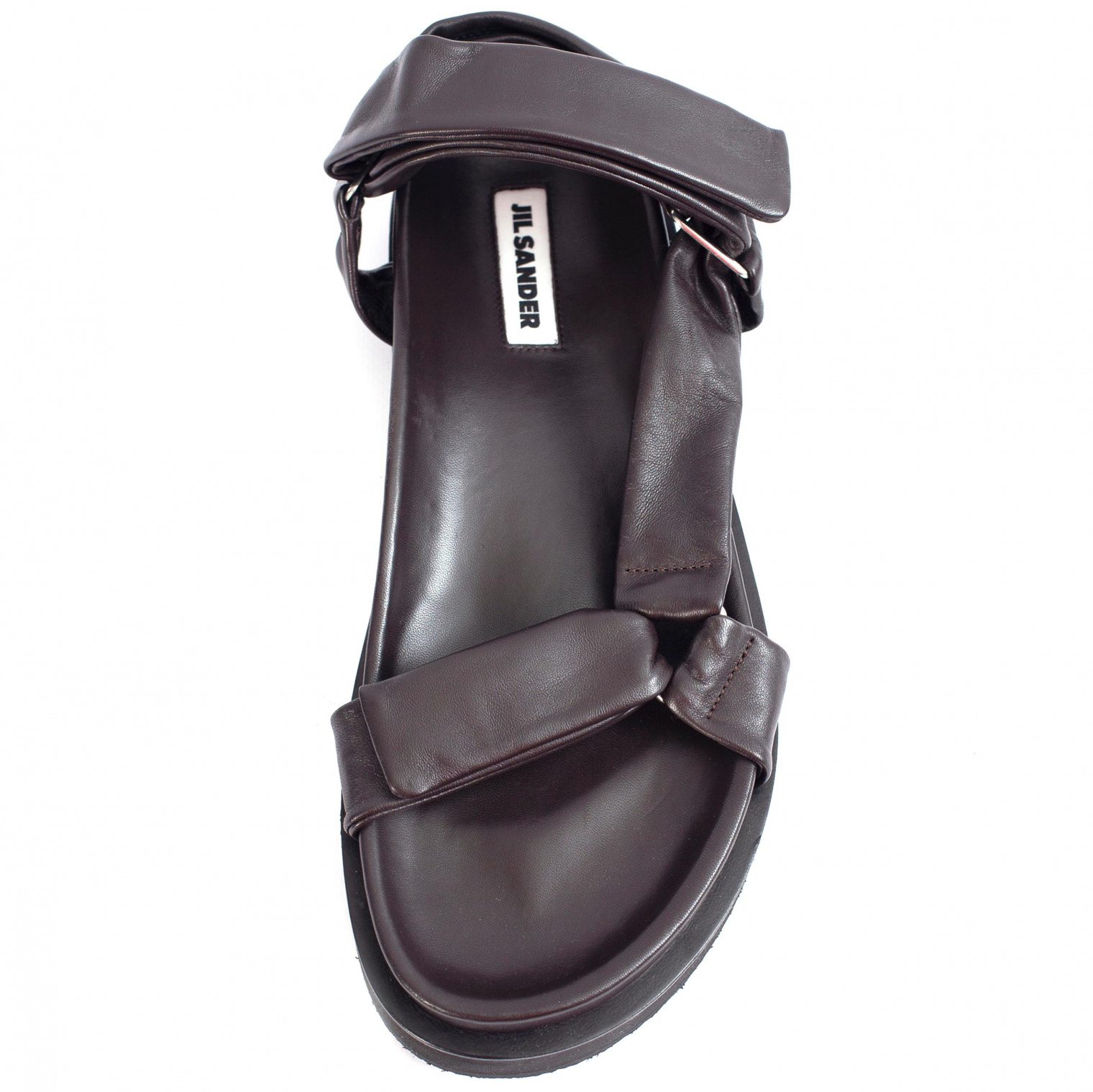 Jil Sander Brown Leather Sandals