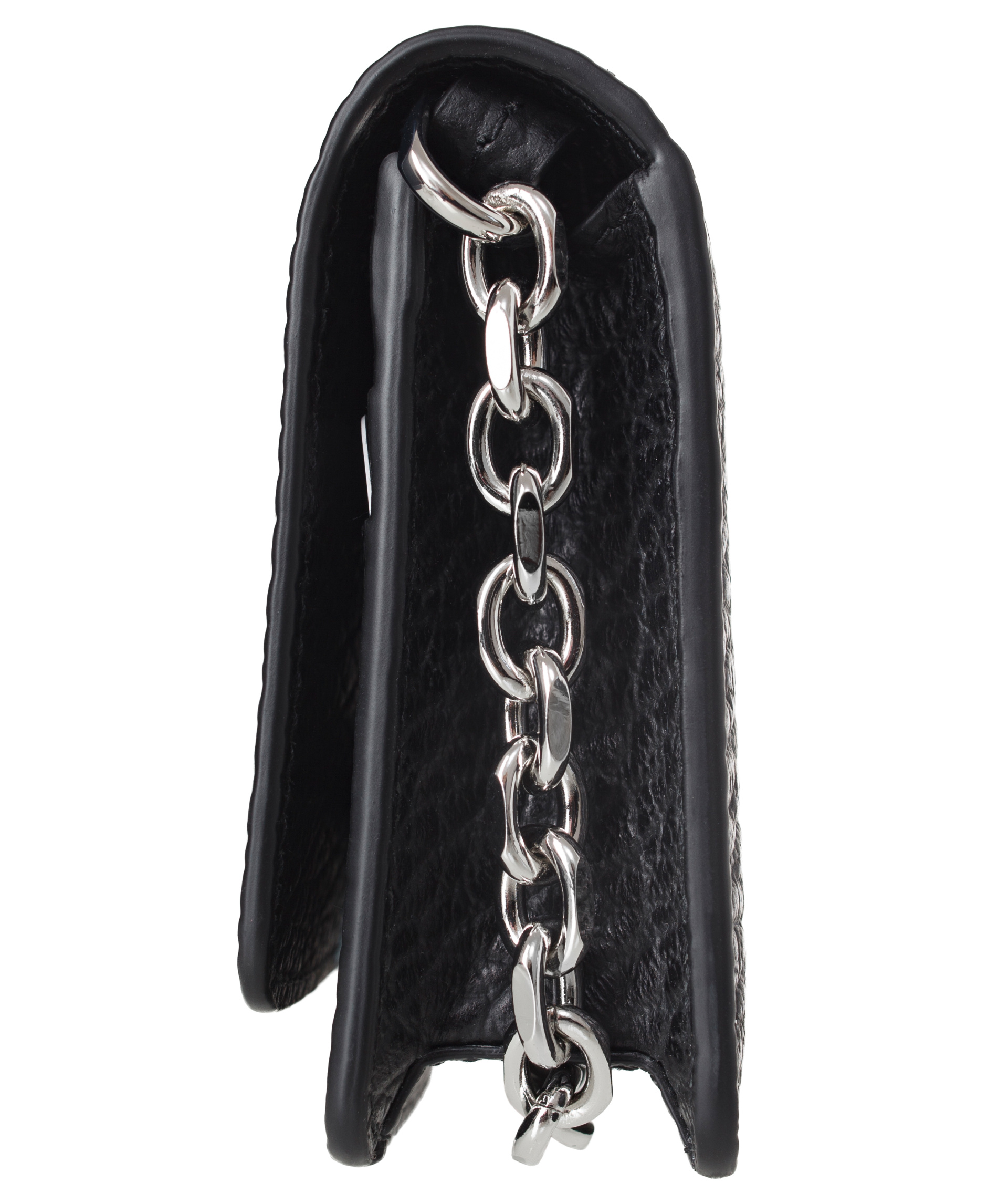 Maison Margiela Leather micro wallet on chain