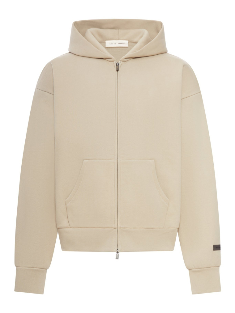 Fear of God Essentials Classic Fit Fleece Zip-Up Hoodie
