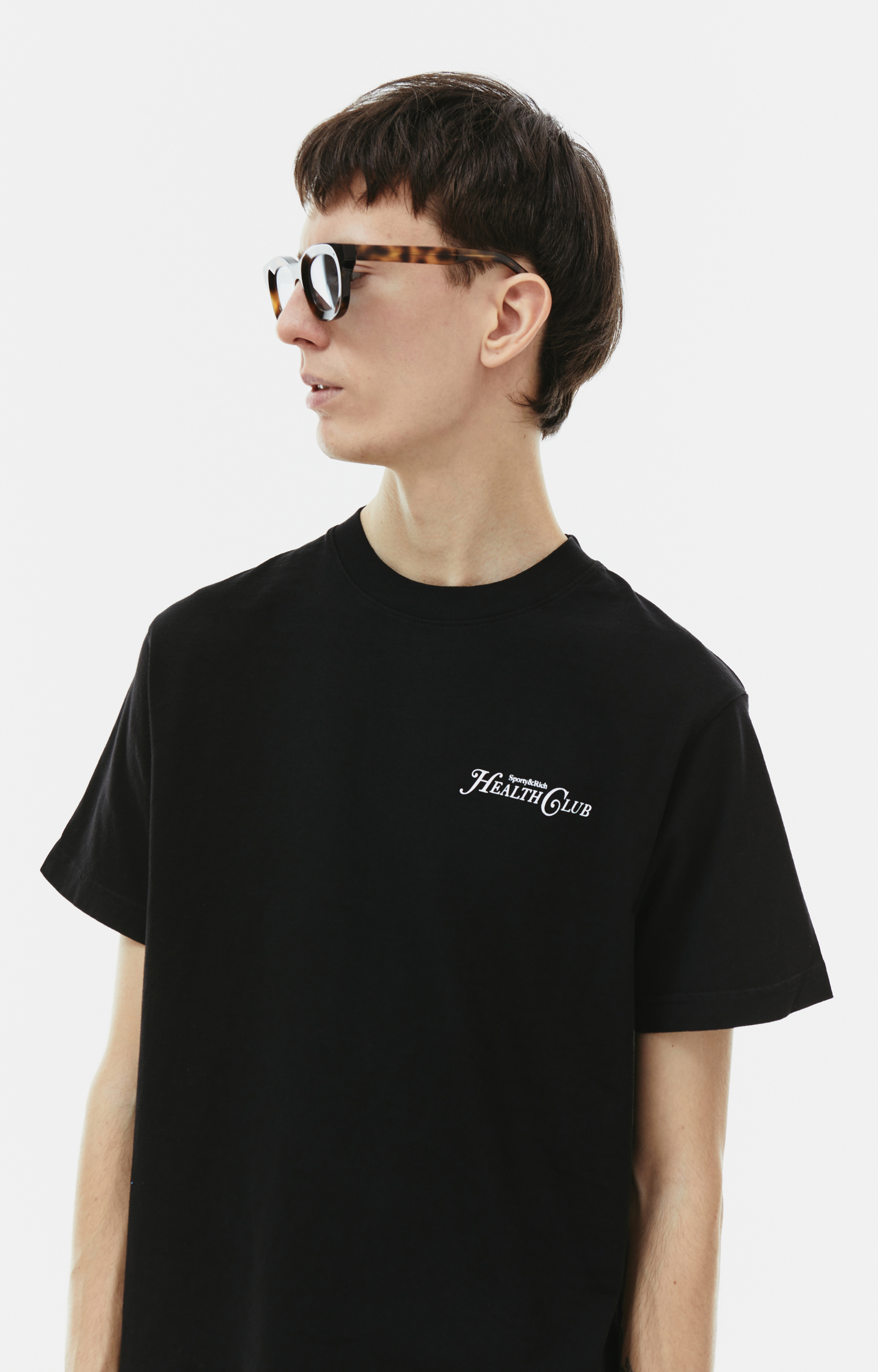 SPORTY & RICH Black Rizzoli T-Shirt