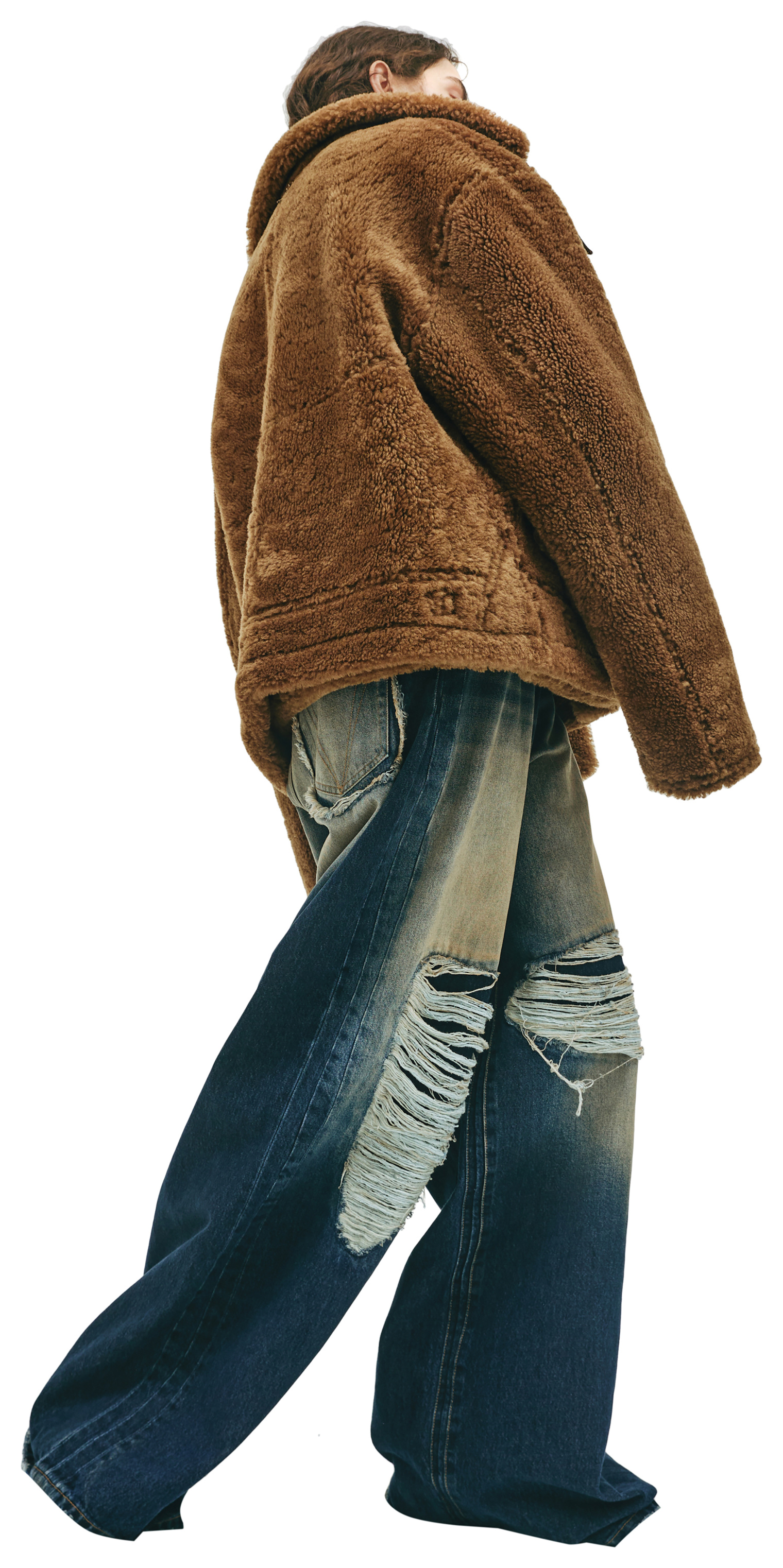 VETEMENTS Двусторонняя дубленка