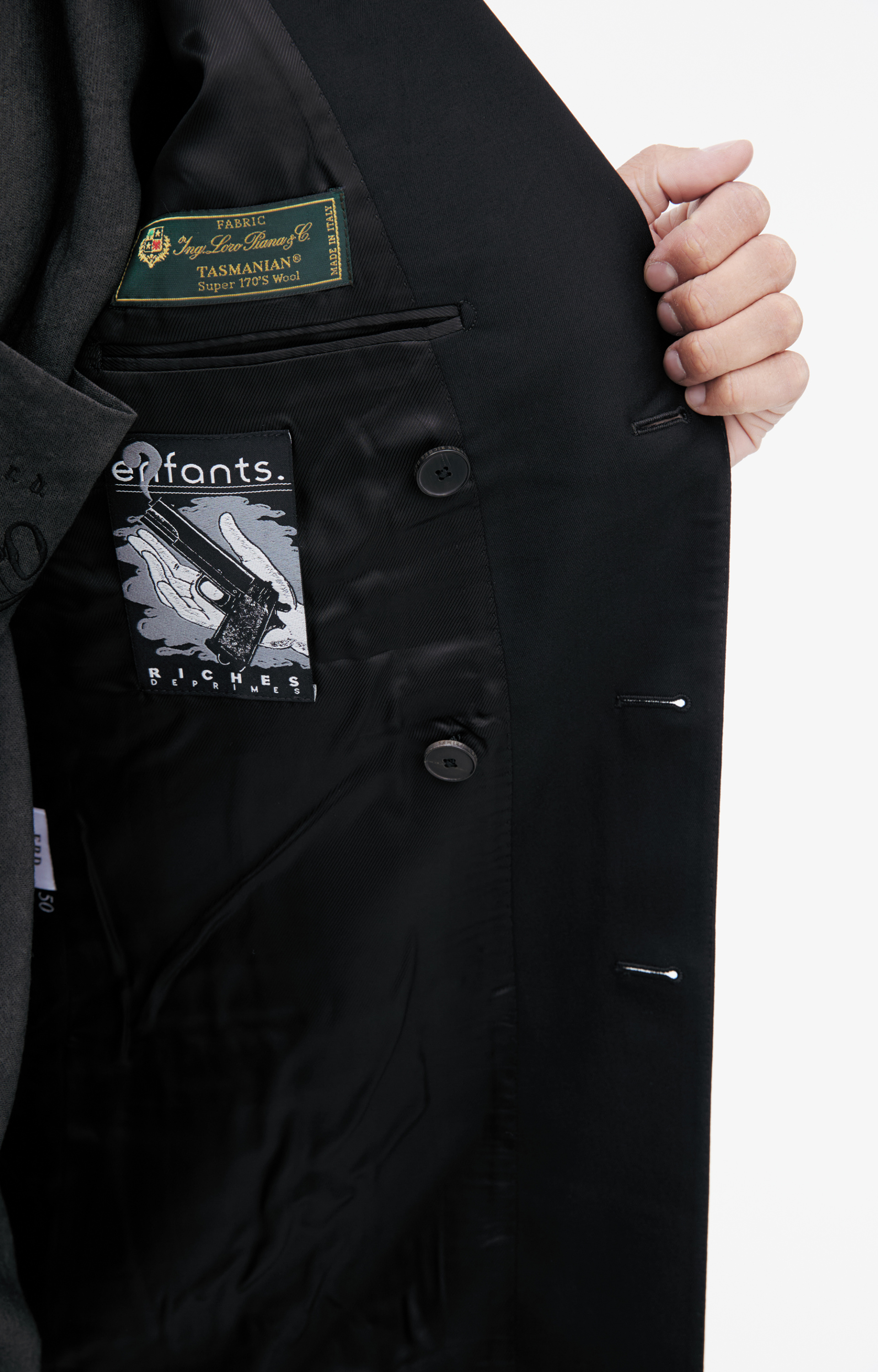 Enfants Riches Déprimés Black cashmere jacket