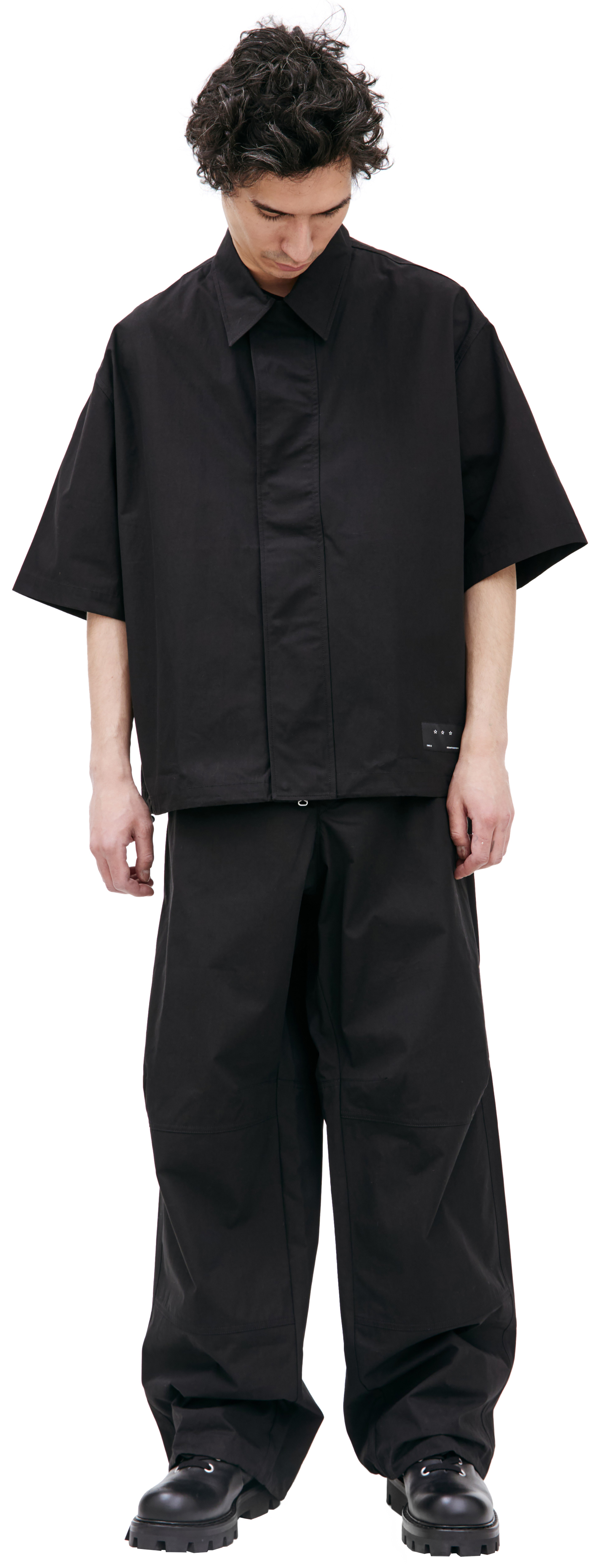 OAMC Black short sleeve shirt