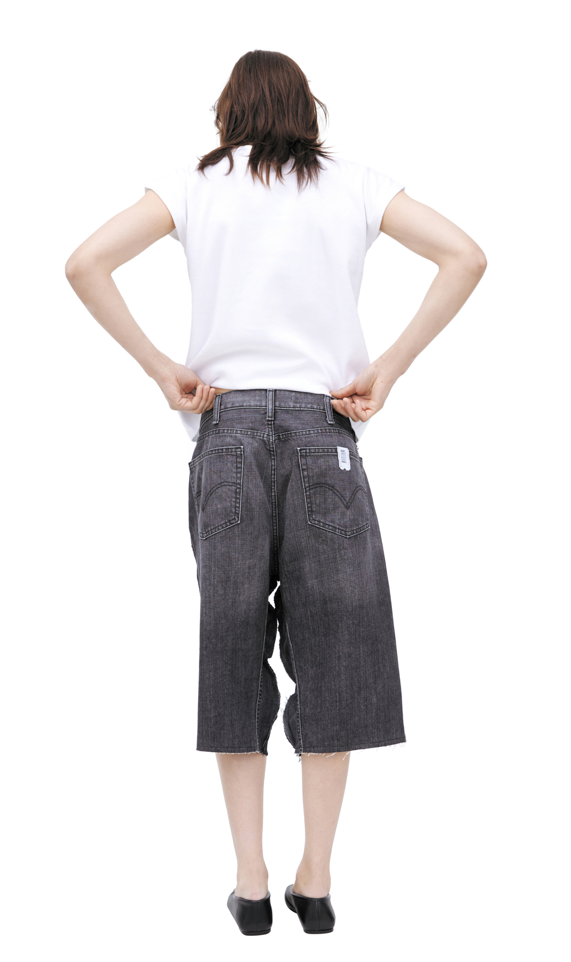 PROTOTYPES Mixed Denim Shorts