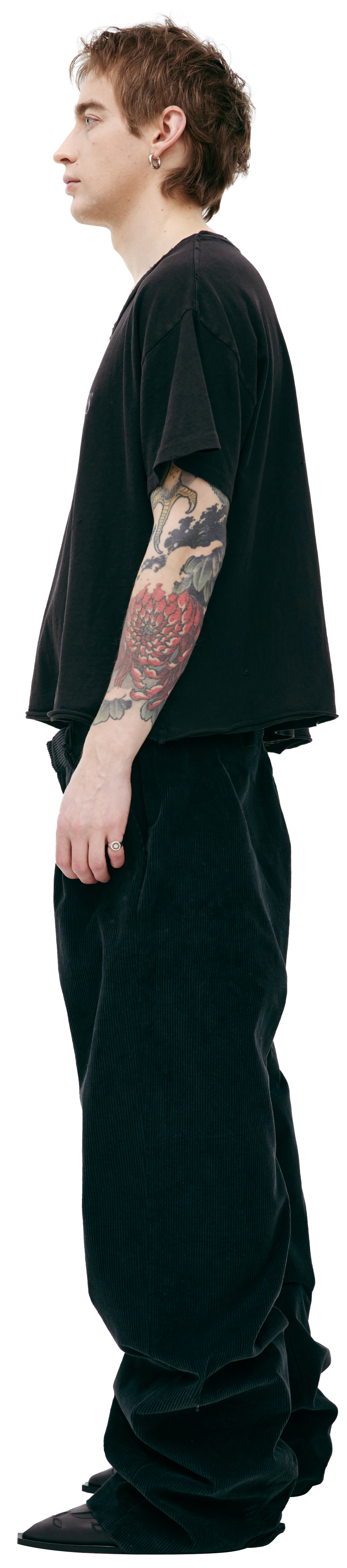 Enfants Riches Déprimés Ripped logo t-shirt