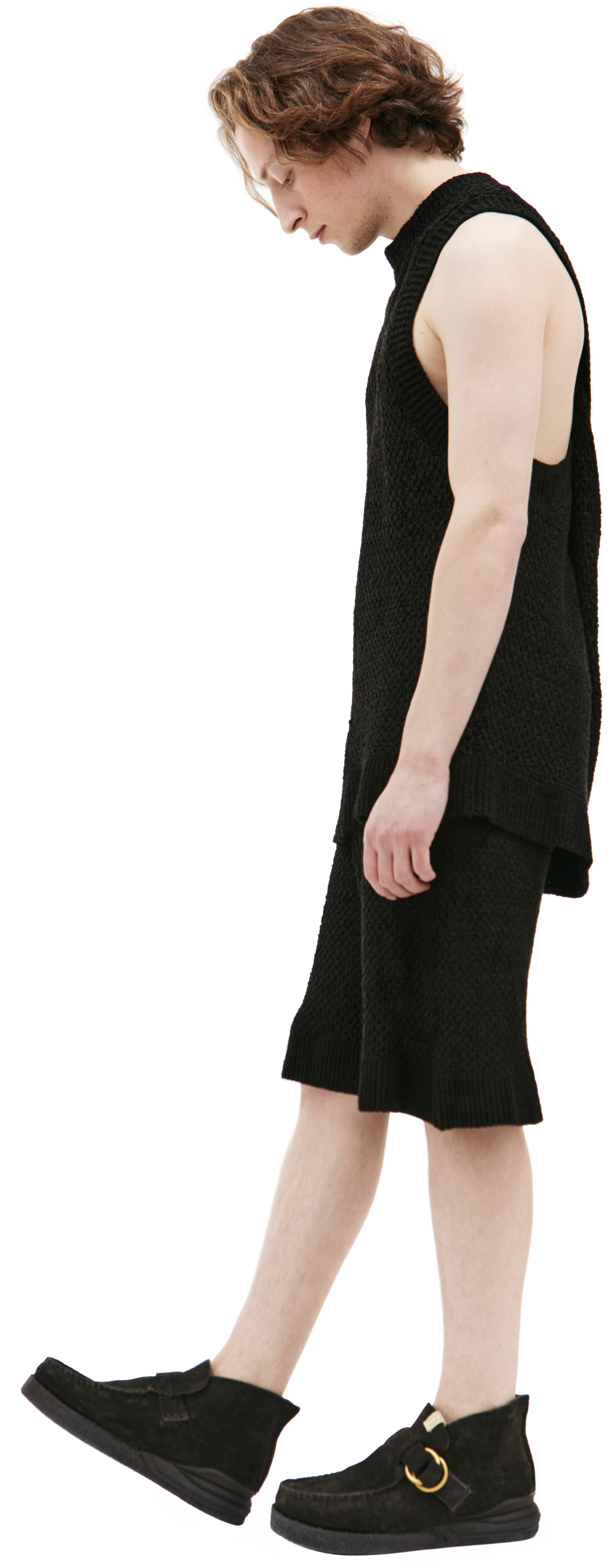 LOUIS GABRIEL NOUCHI Knited vest with twisted back