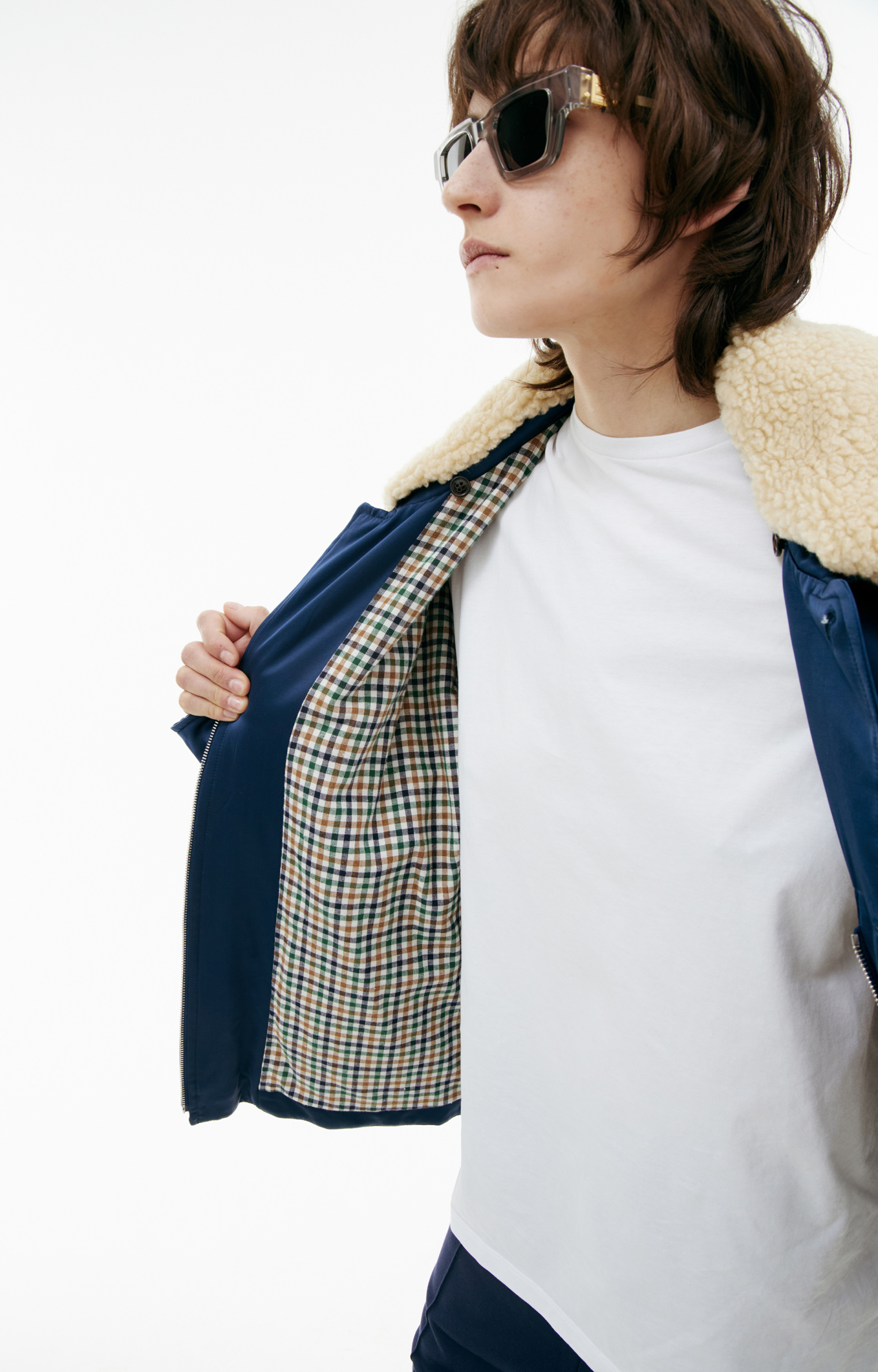 KENZO Jacket with sheepskin collar