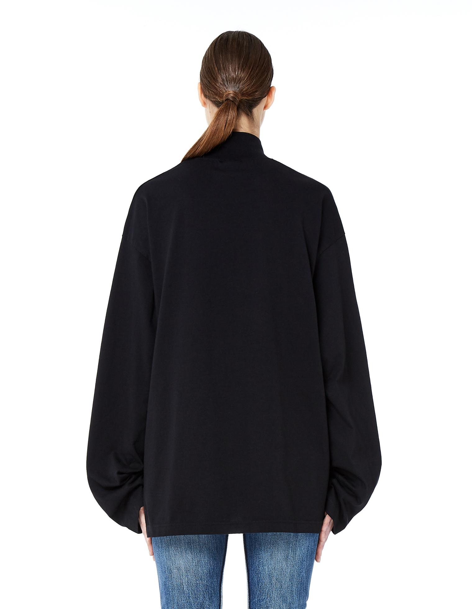 VETEMENTS Водолазка из хлопка с вышивкой