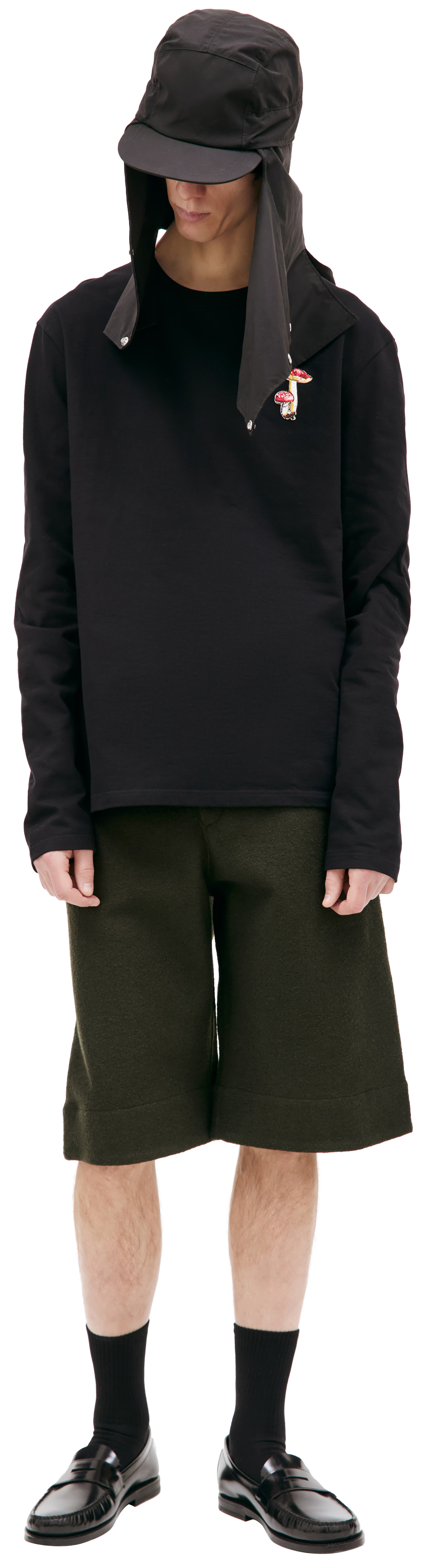 Jil Sander Mushroom embroidered longsleeve