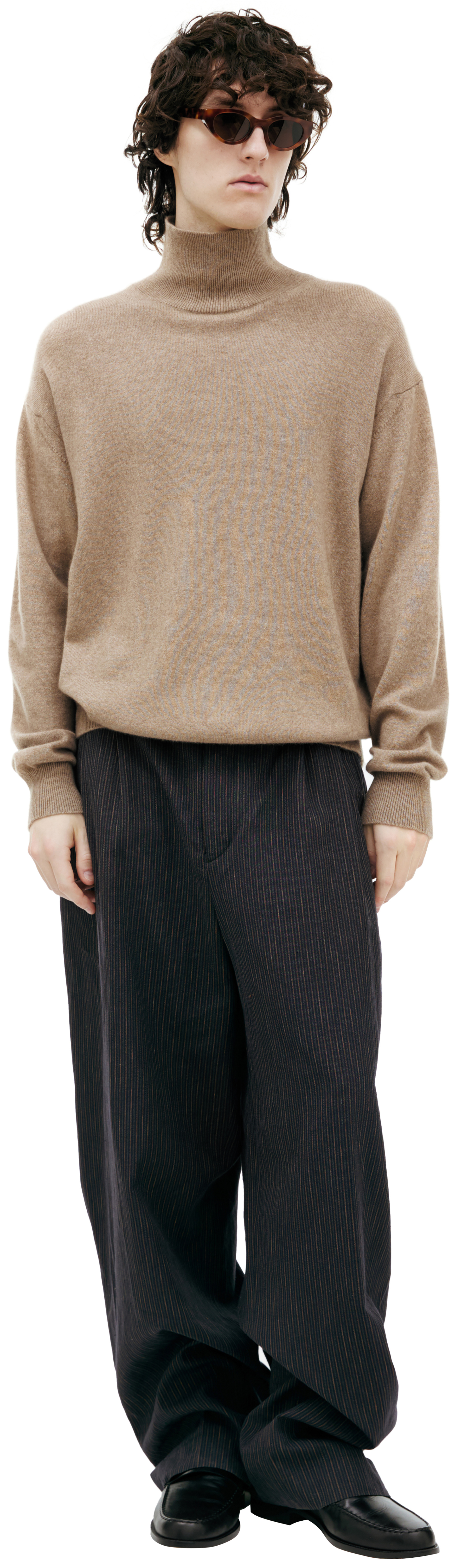 Auralee High-neck cashmere sweater