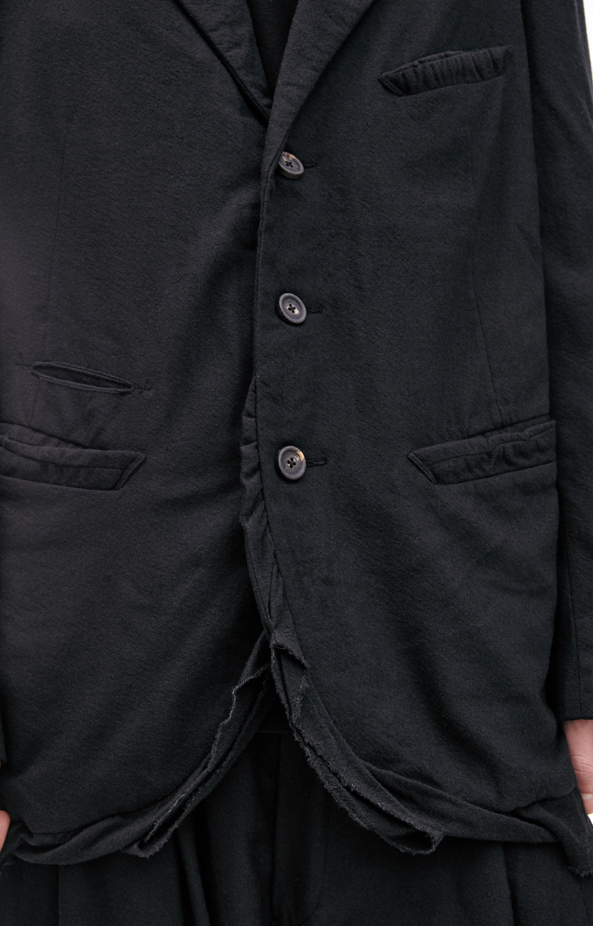 Ziggy Chen Wool Black Jacket