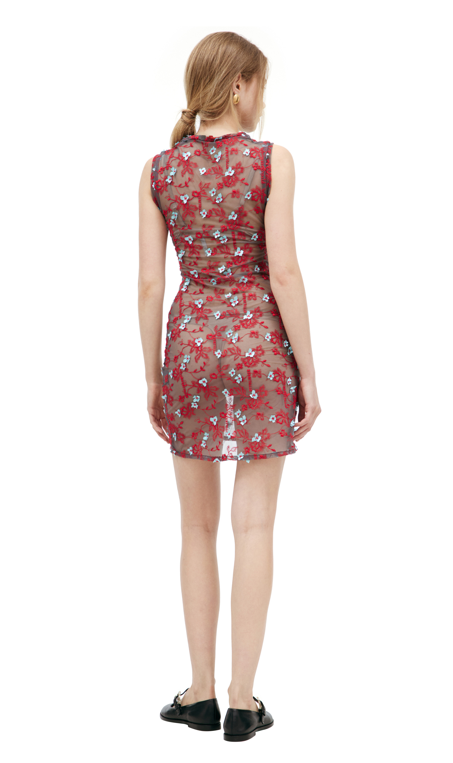 OTTOLINGER Semi-transparent dress with embroidery