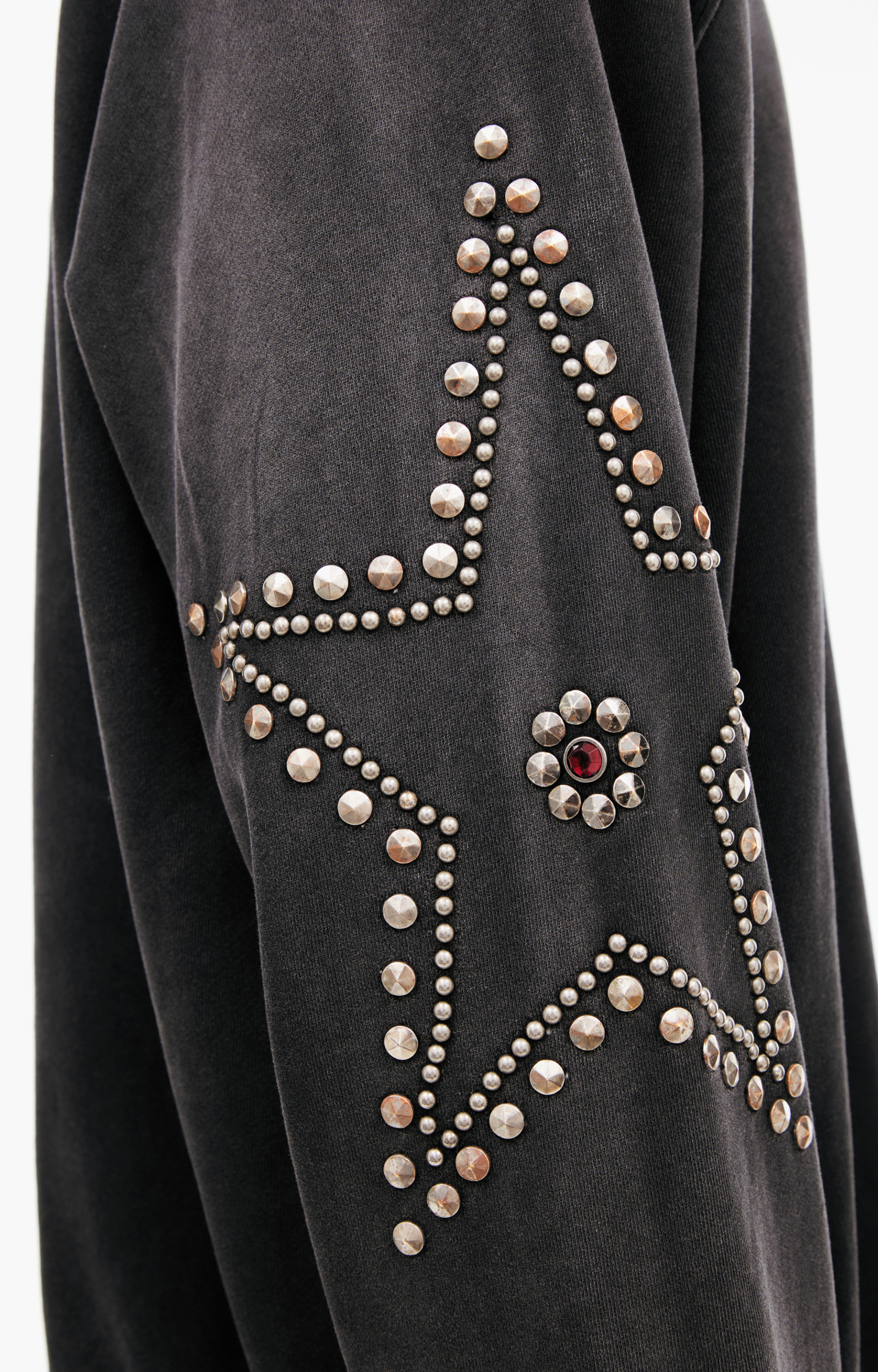 Satoshi Nakamoto Sweatshirt with studded stars