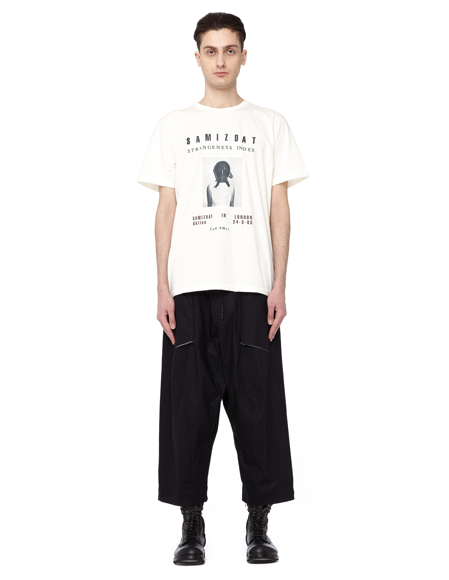 Y-3 Cropped black Military Space Pants