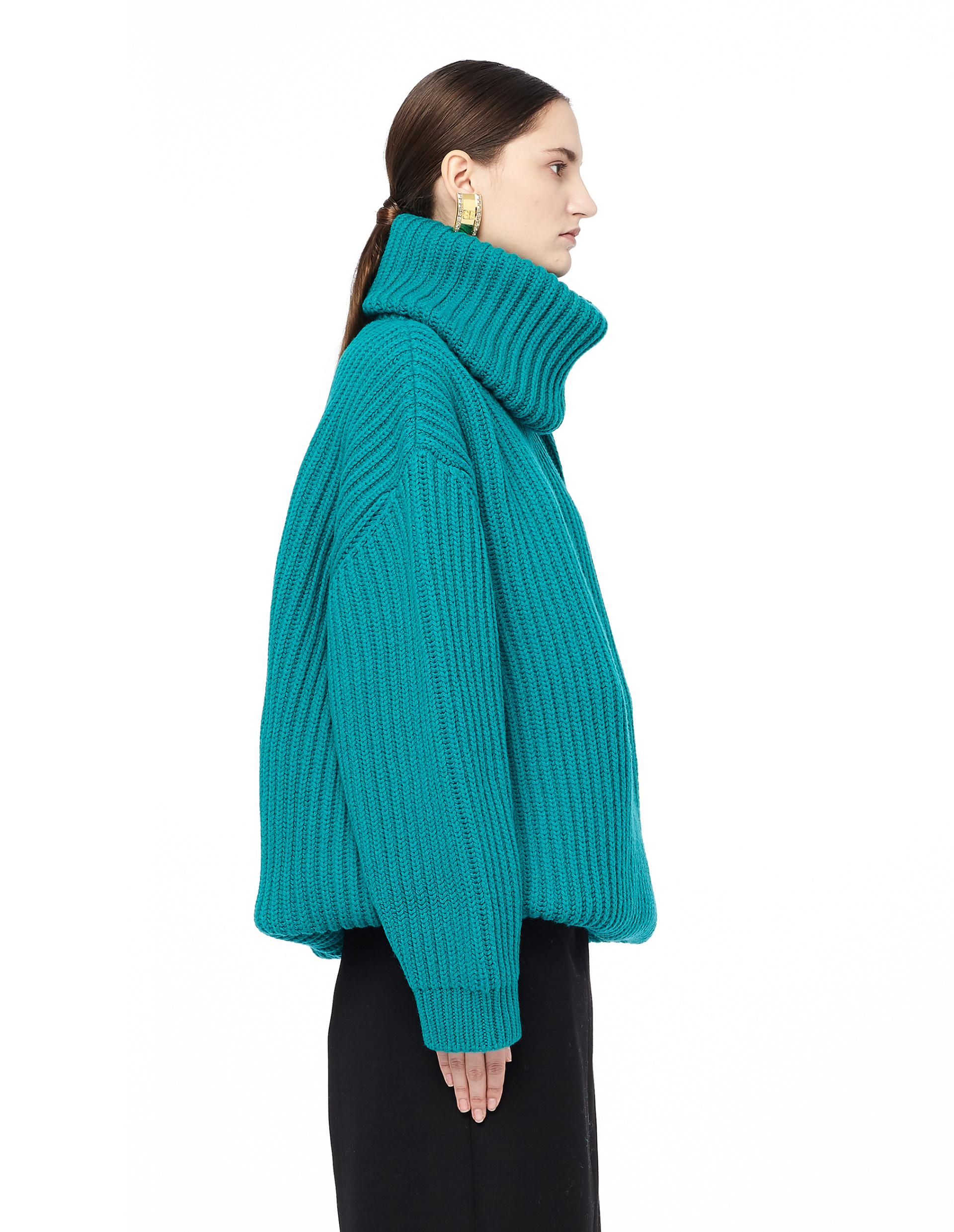 Balenciaga Oversized Chunky Knit Turtleneck