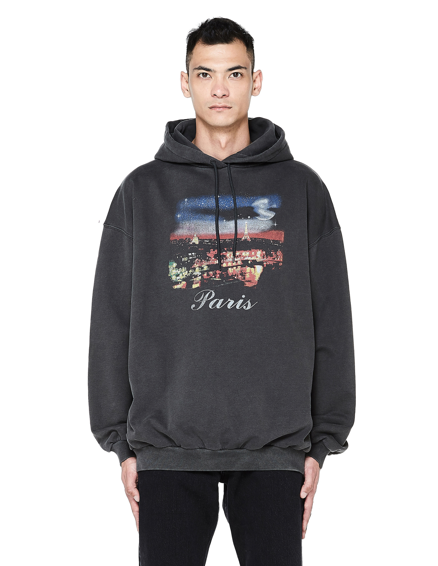 Balenciaga \'Paris\' Printed Hoodie