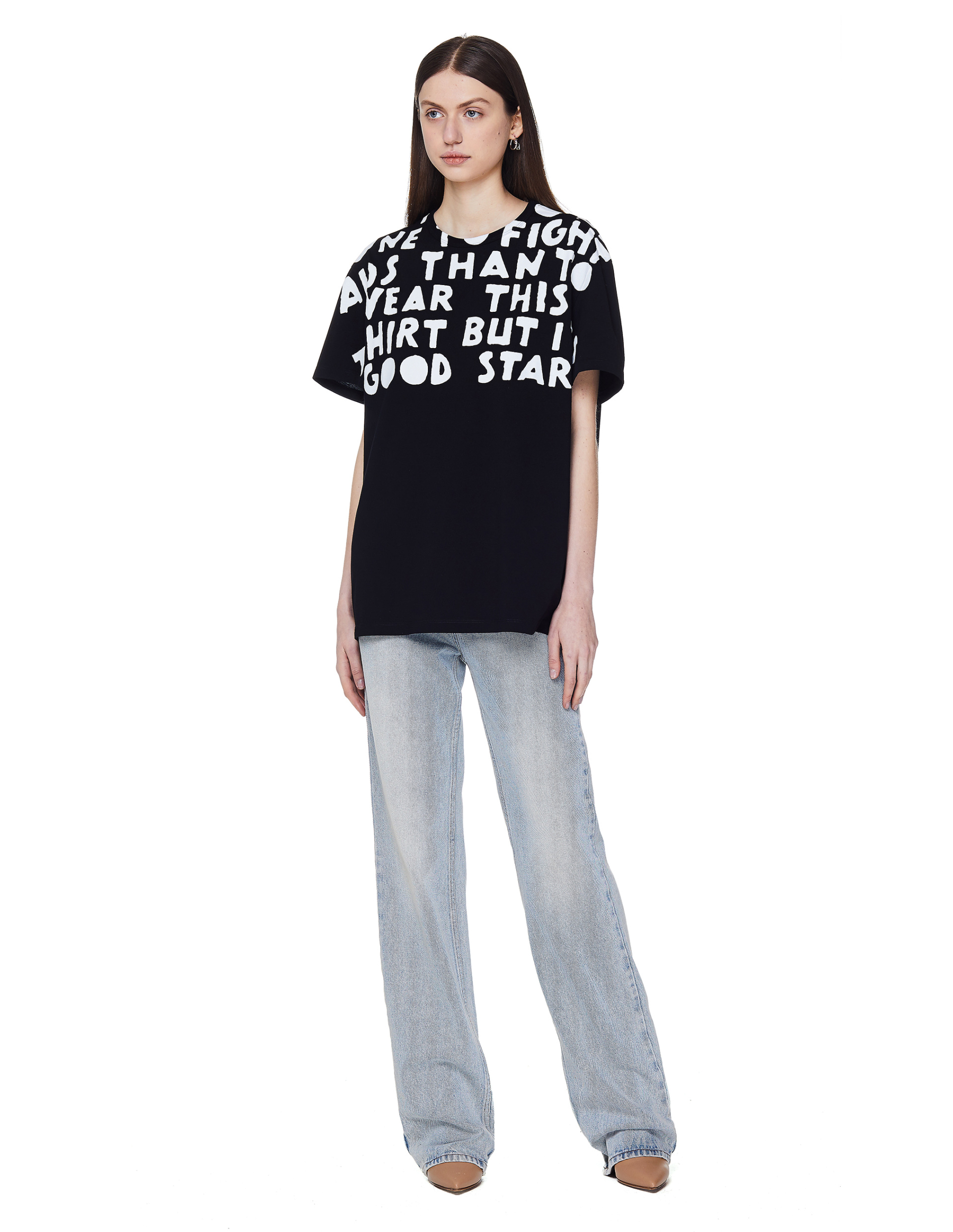 Maison Margiela Black Cotton T-Shirt