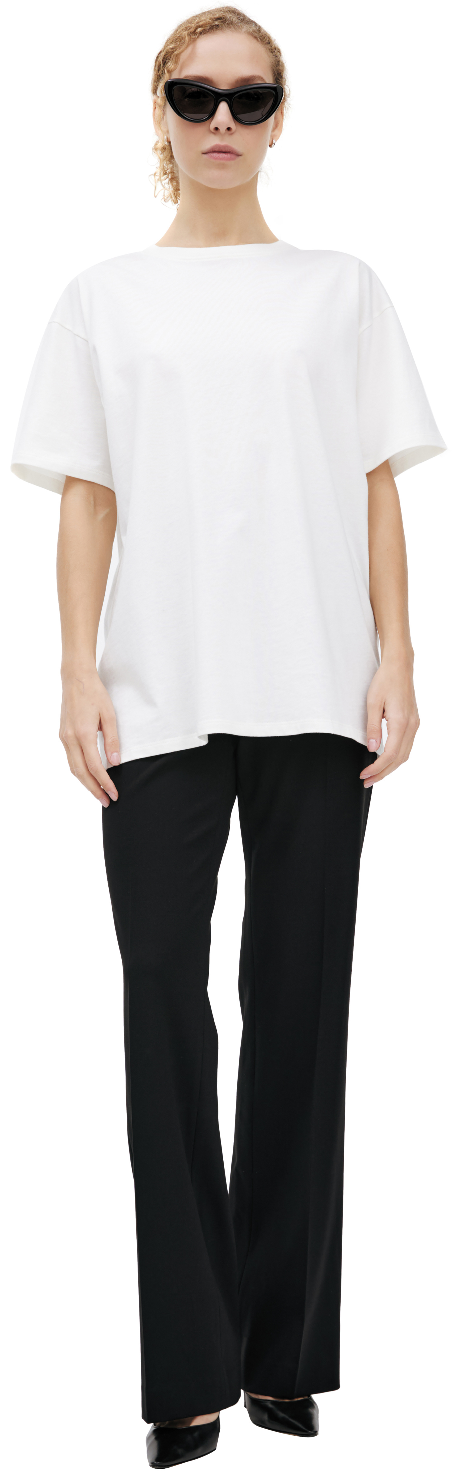 The Row White cotton T-shirt