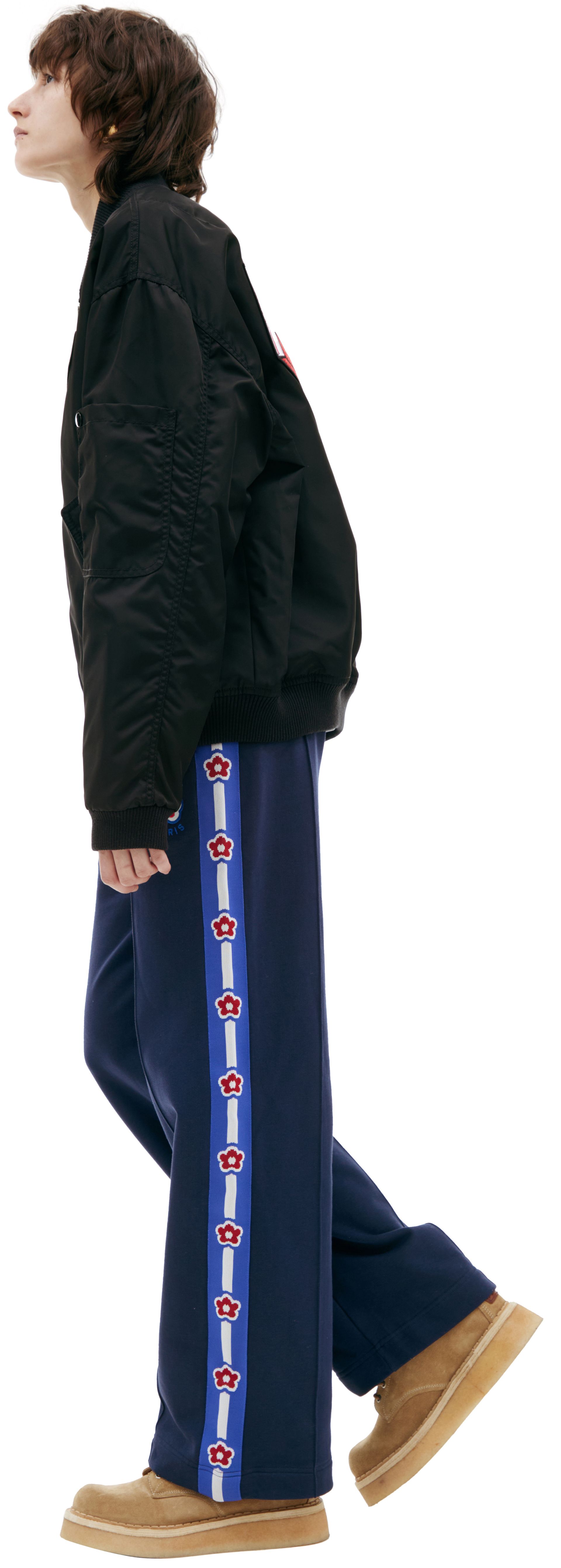 KENZO Black jacket with patch