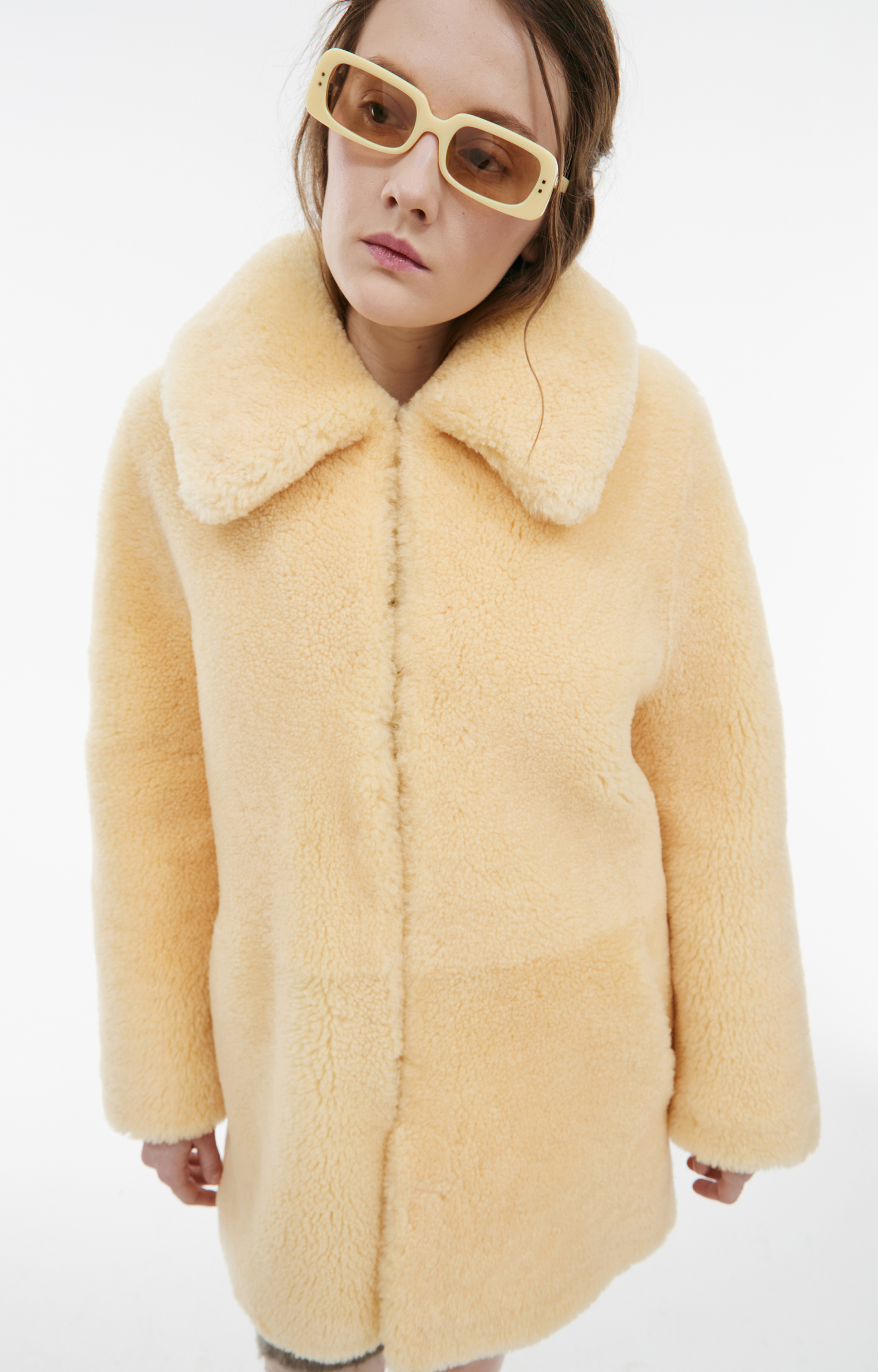 AMI PARIS Faux fur jacket