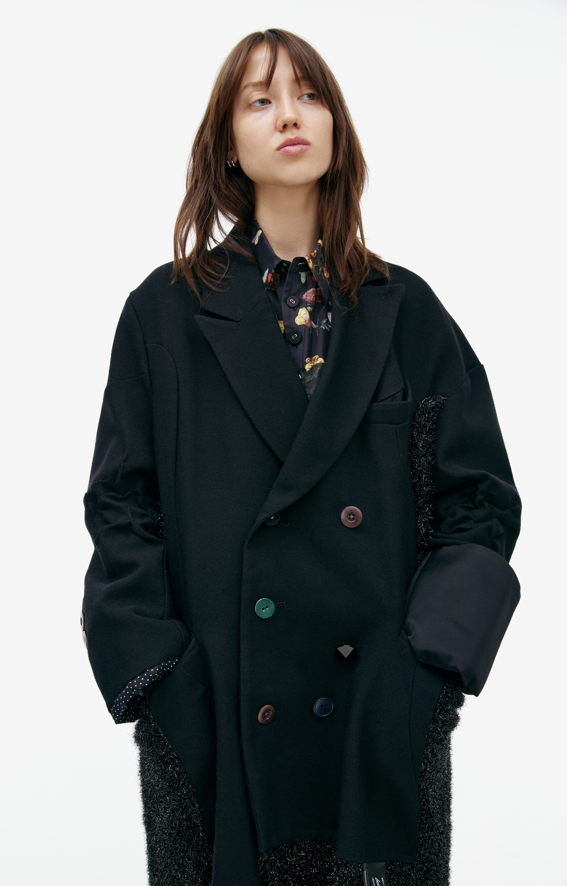 Undercover Jacket with lurex inserts