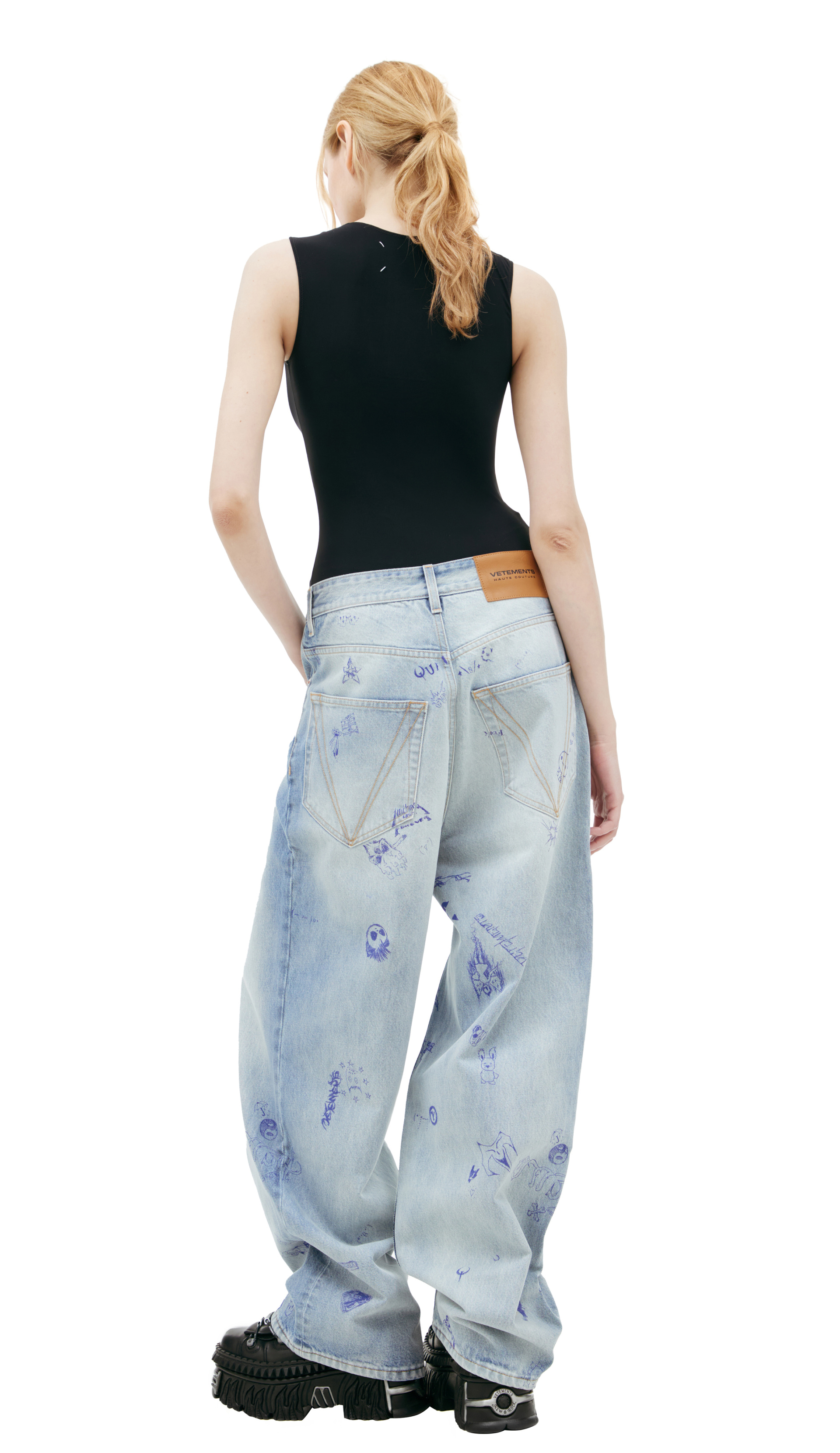 VETEMENTS Printed jeans