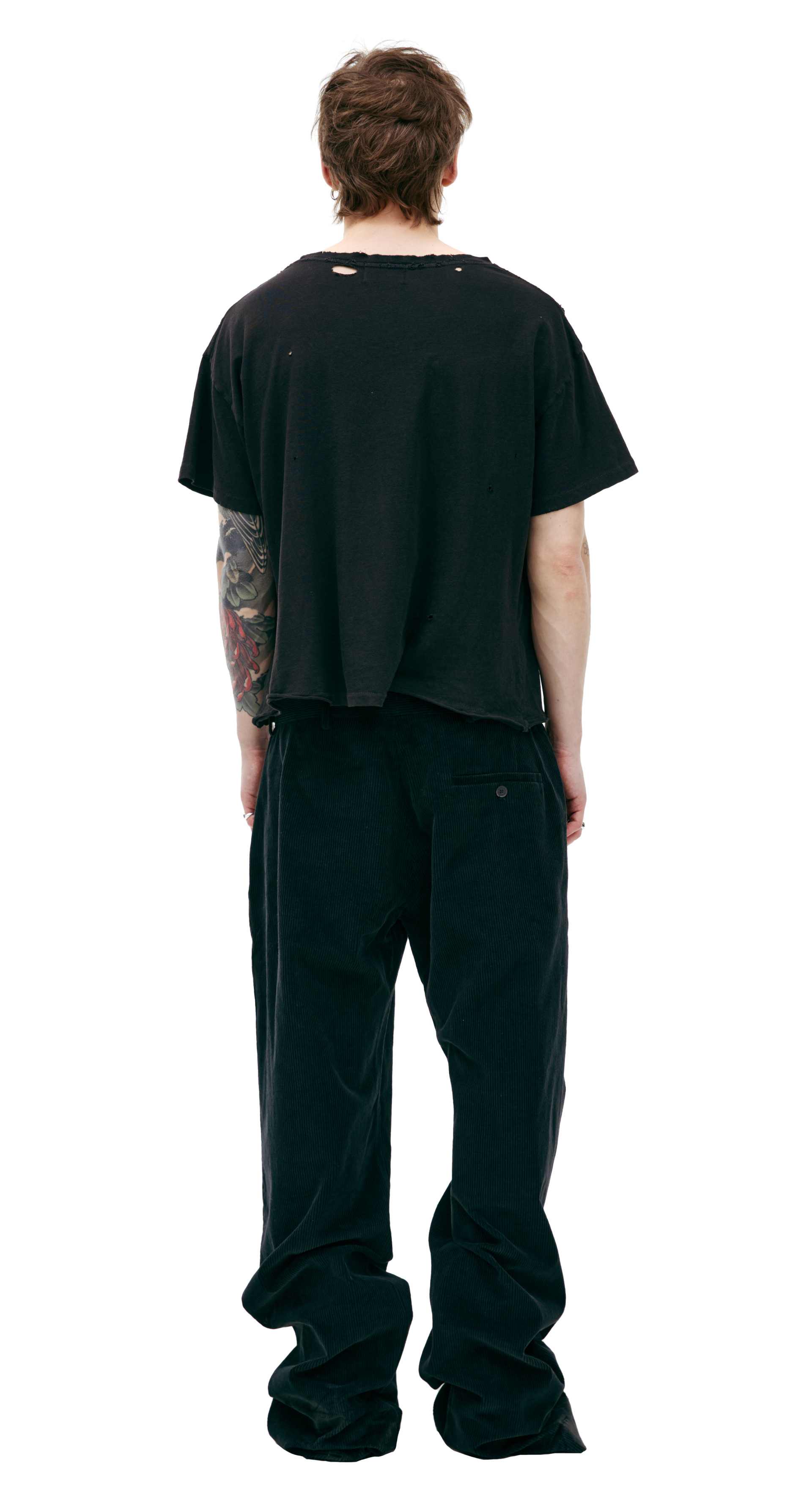 Enfants Riches Déprimés Ripped logo t-shirt